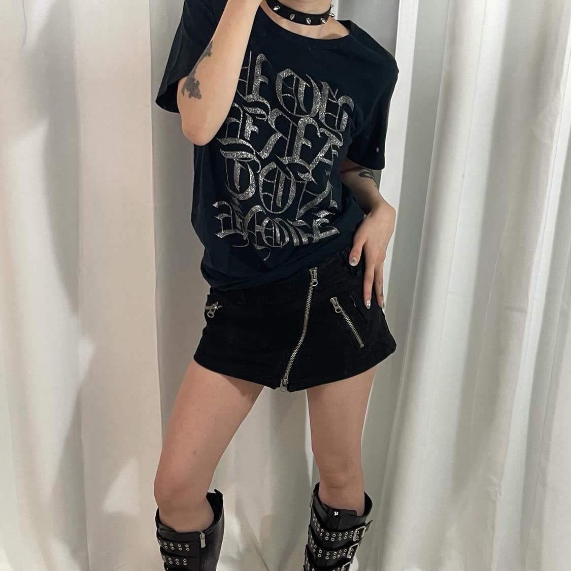 glitter lettering t-shirt 상품이미지1