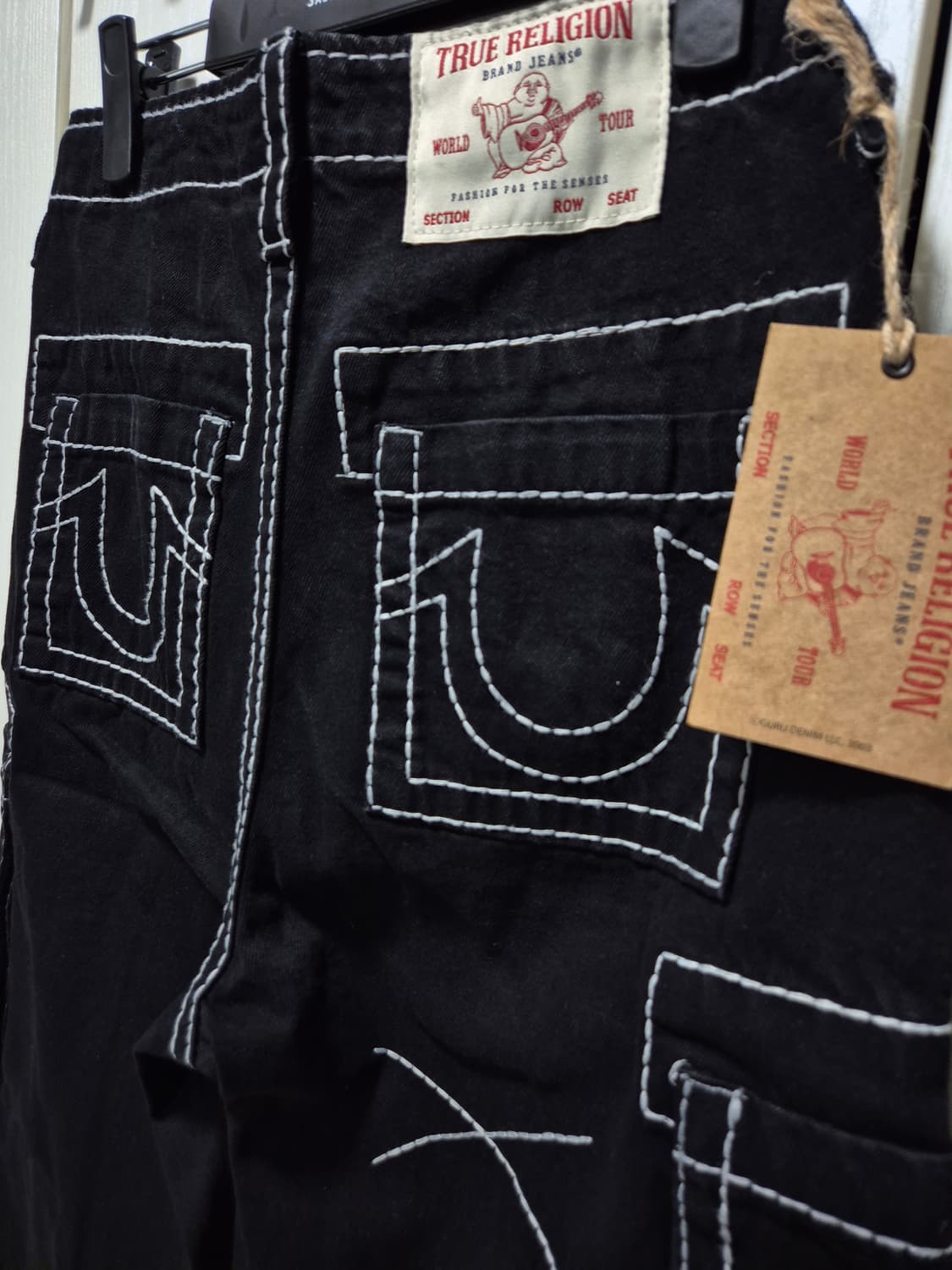 (타임세일)(새상품)트루릴리젼 카고 블랙 데님 상품이미지7