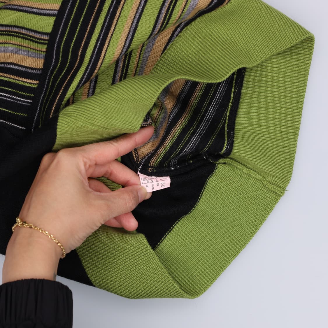 실측확인 울시 여성 반팔 니트 0423H1 상품이미지3