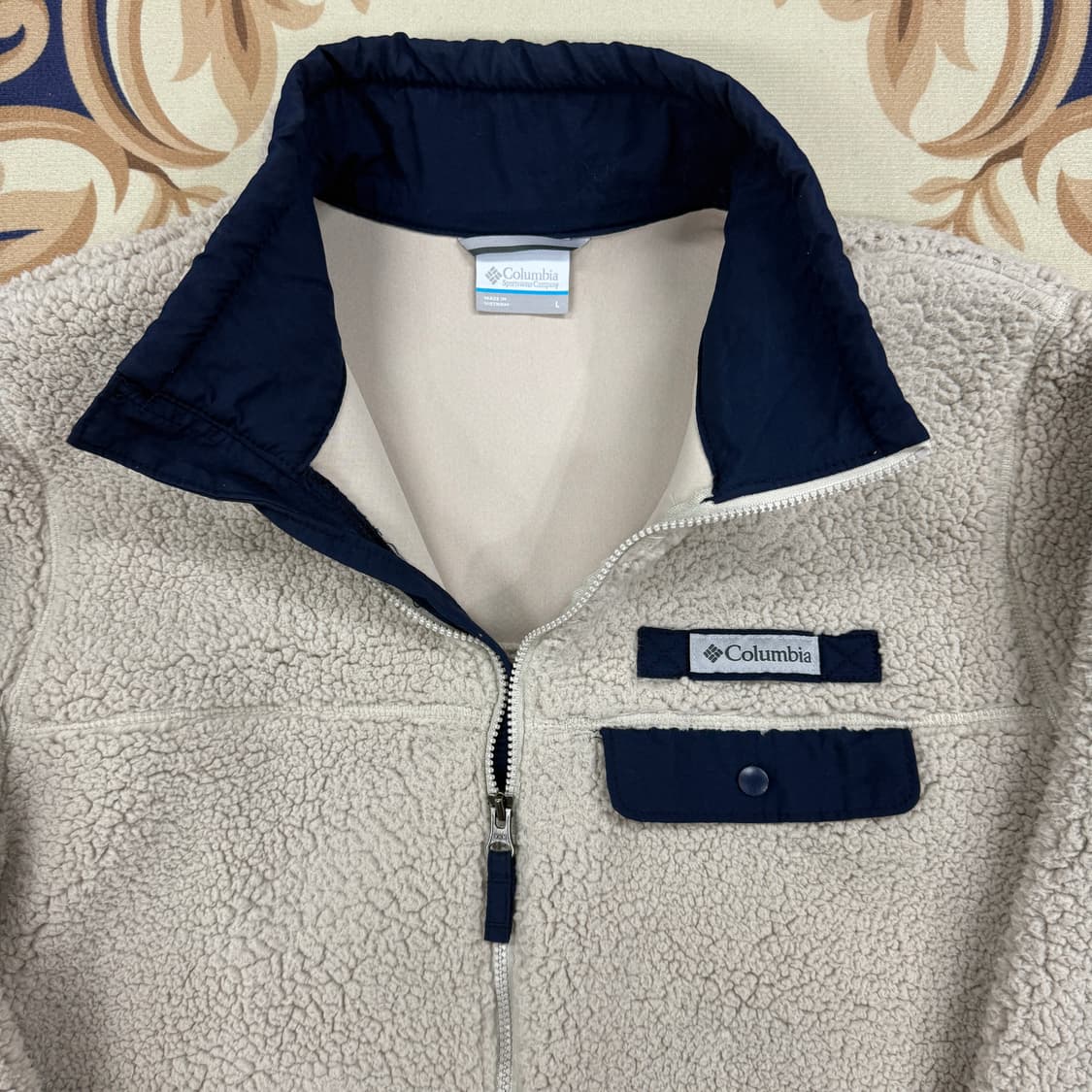 (L)콜롬비아 Columbia 플리스 자켓(아이보리) 상품이미지2