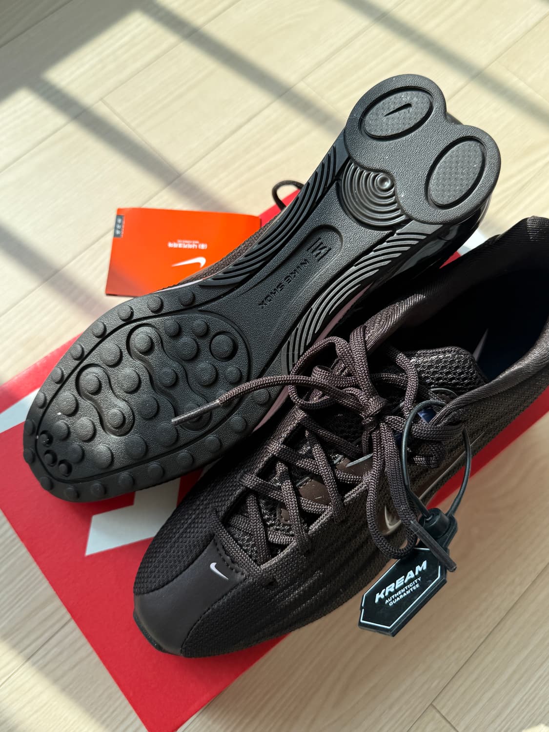 새상품) 나이키 샥스 벨벳브라운라이트초코 230 상품이미지10