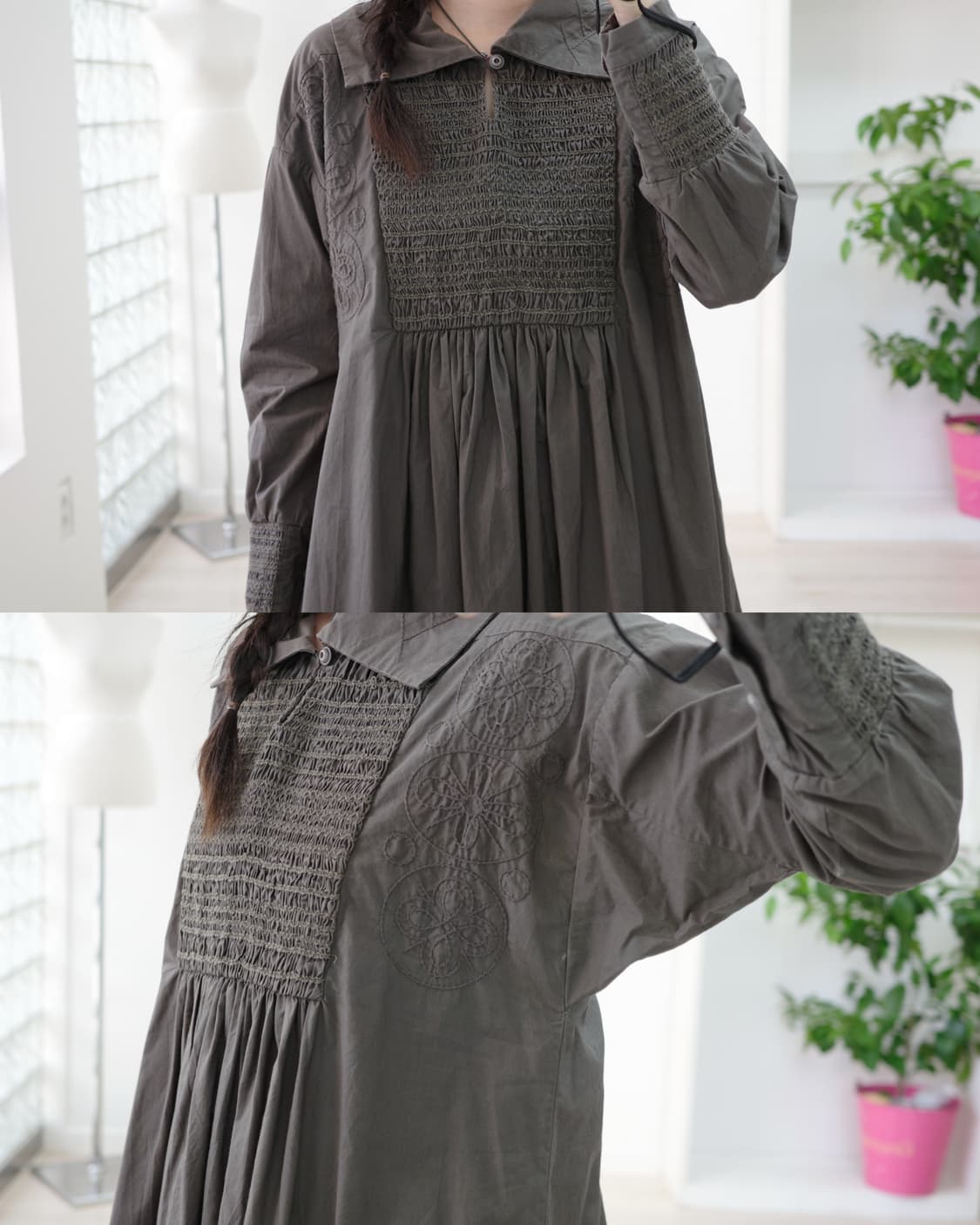 Beams boy quality khaki one-piece 상품이미지5