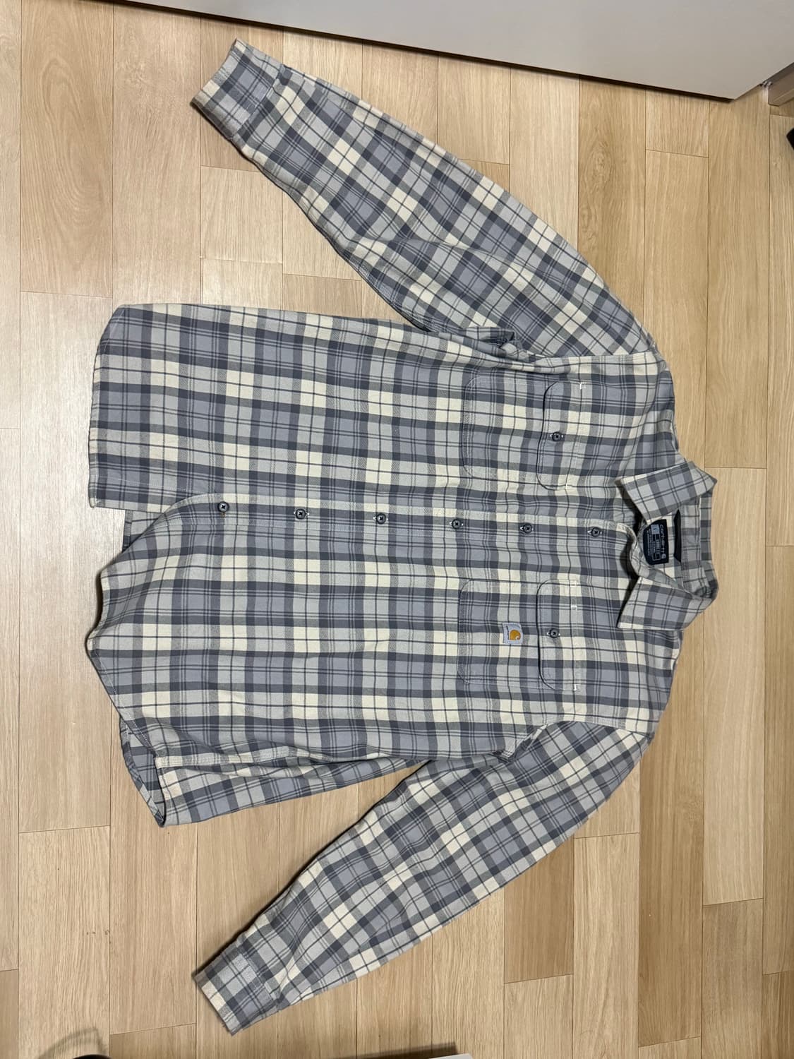칼하트 플란넬 셔츠 L(표기) 상품이미지1