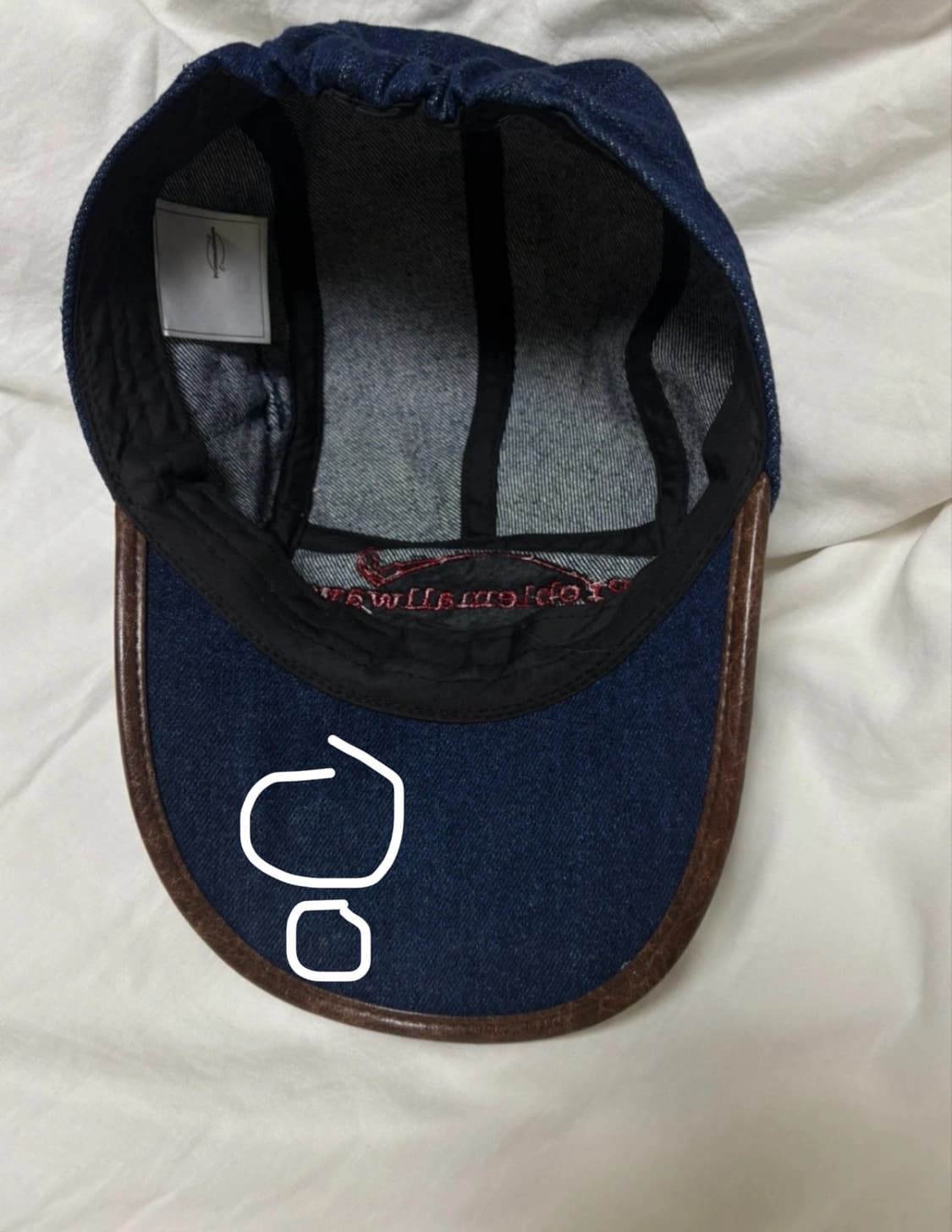 프라블럼올웨이즈 데님 볼캡  LOGO DENIM POCKET CAMP C 상품이미지3