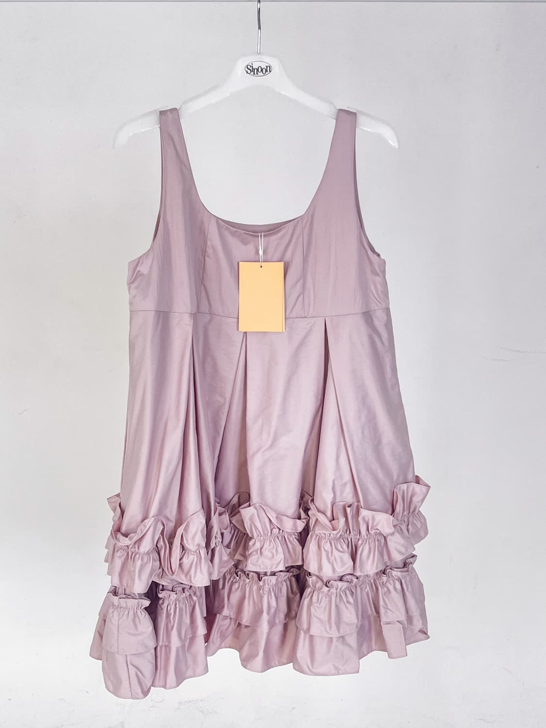 (새상품) 시눈 Frill Sleeveless Dress (Pink) 상품이미지4
