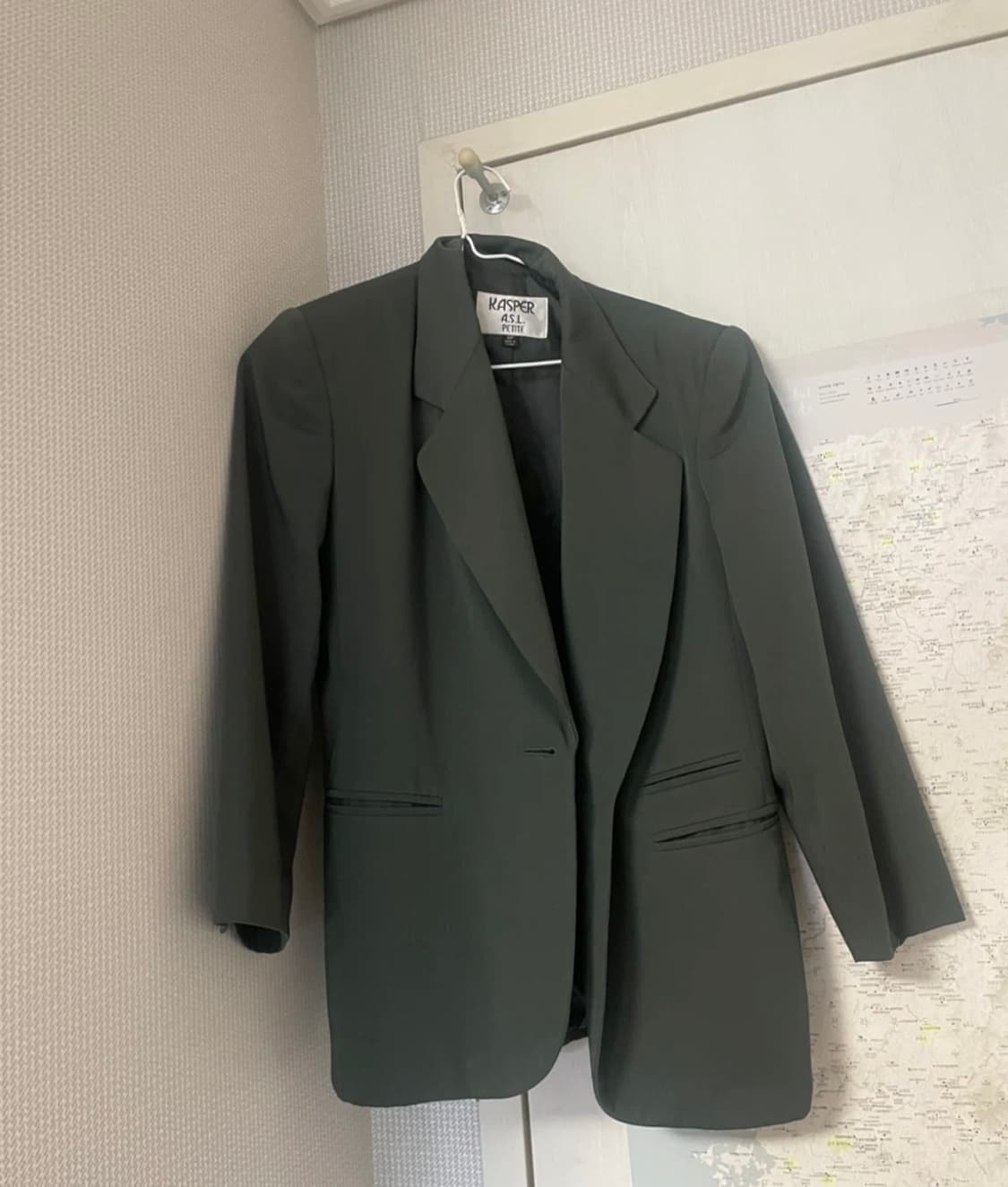 Kasper A.S.L. 카키색 자켓 상품이미지1