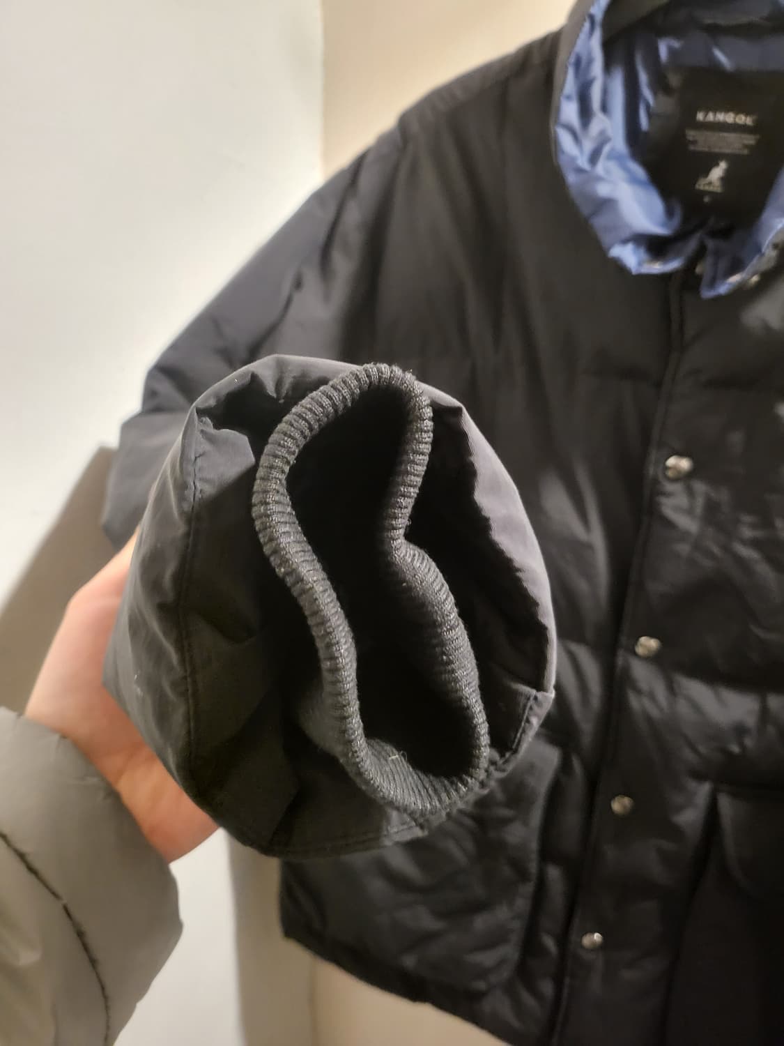 [100]캉골 덕다운 블랙 패딩 상품이미지3
