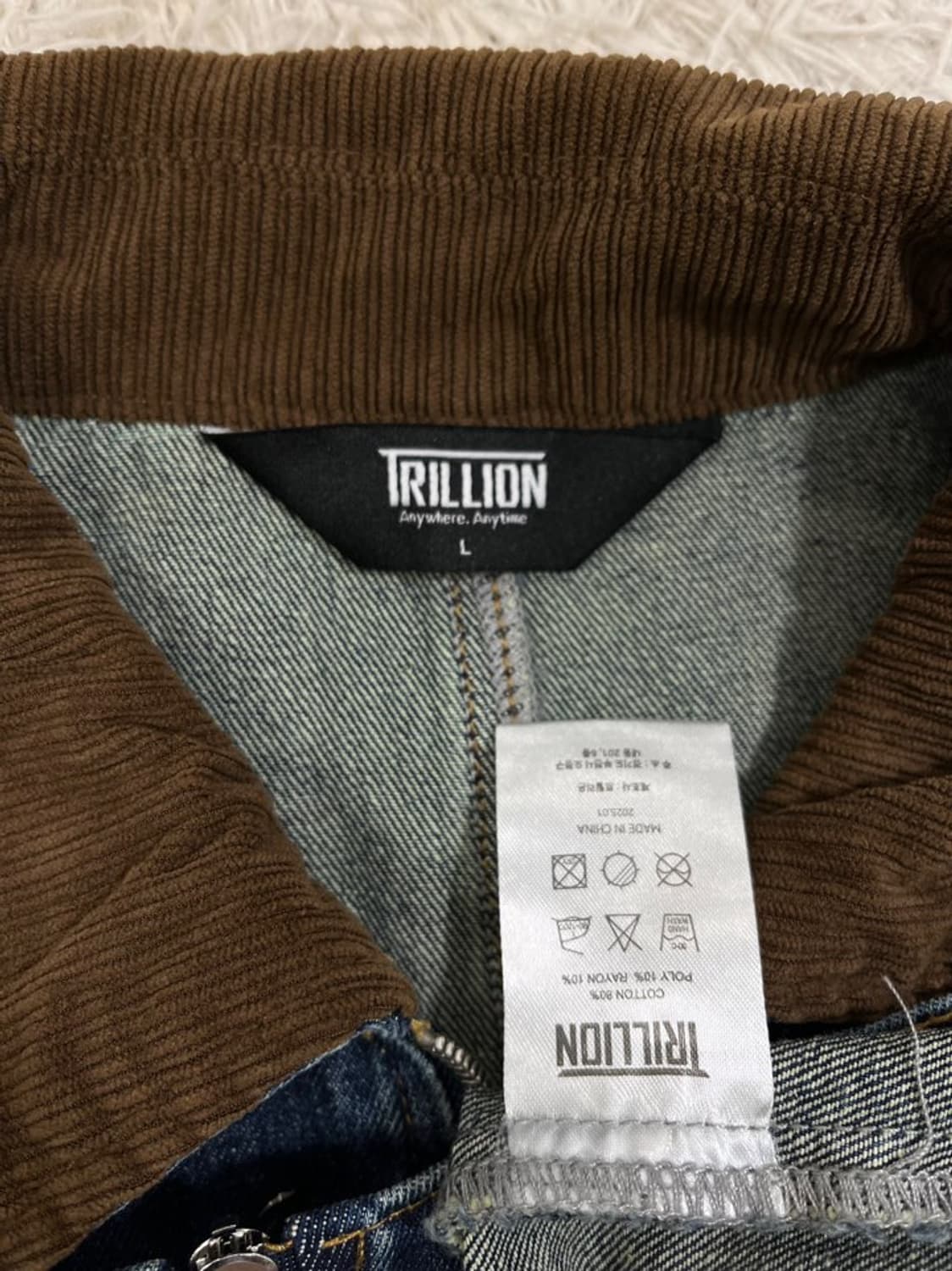 트릴리온 데님 집업 워크 자켓/#3222 상품이미지4