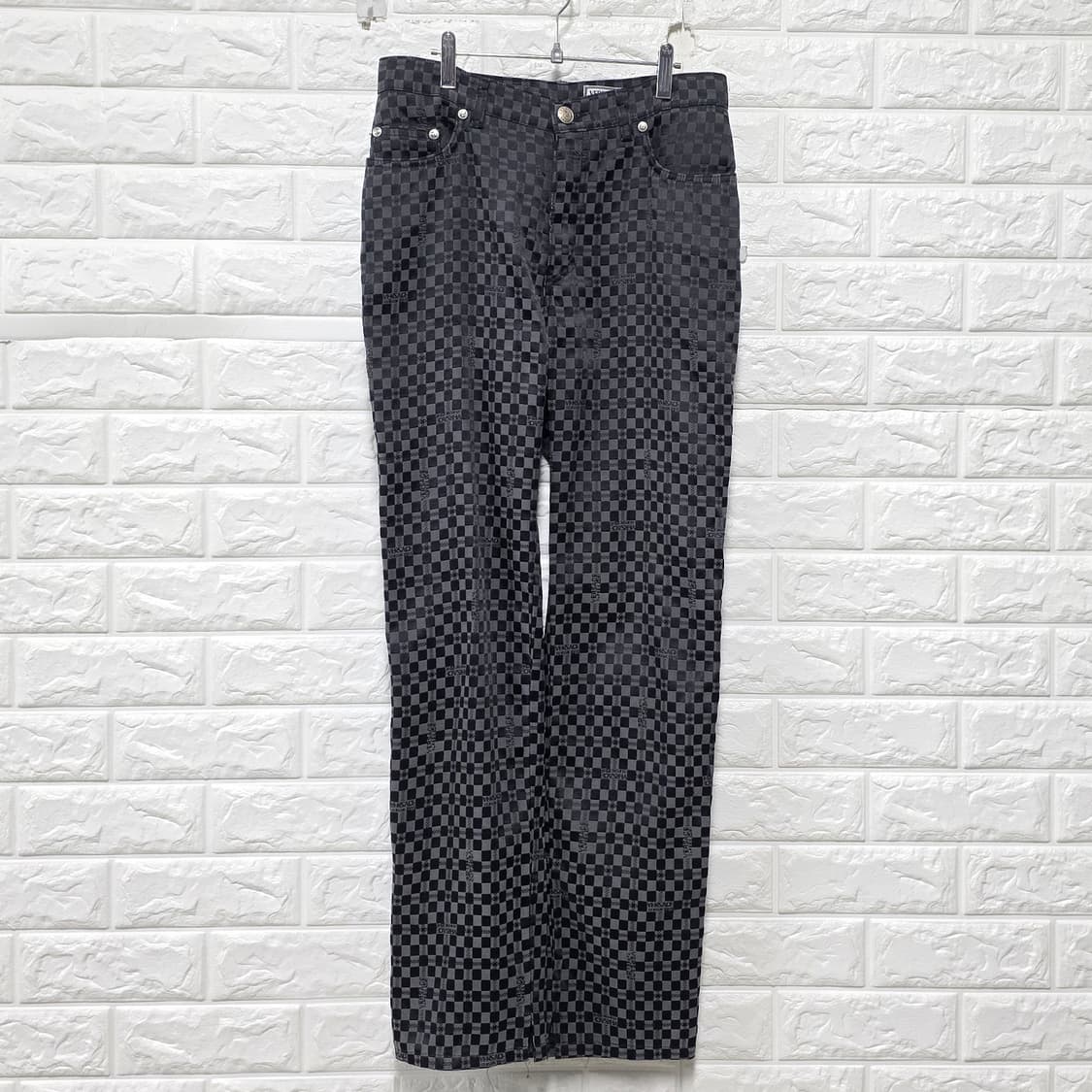 베르사체 클래식 V2 체크 패턴 팬츠 28인치 상품이미지1