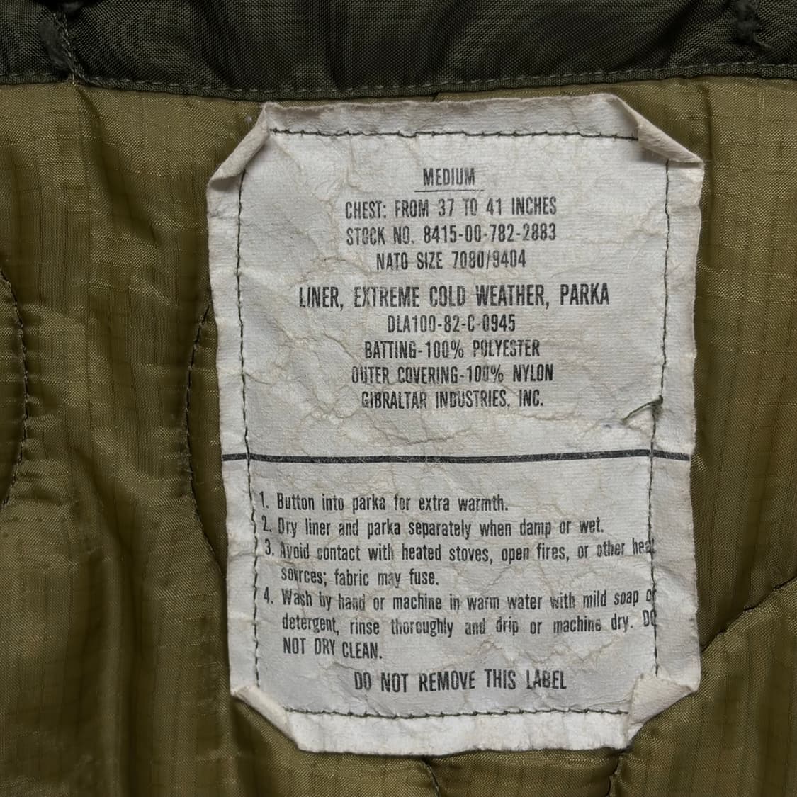 80S 2세대 오리지날 M65 피쉬테일 파카 상품이미지7