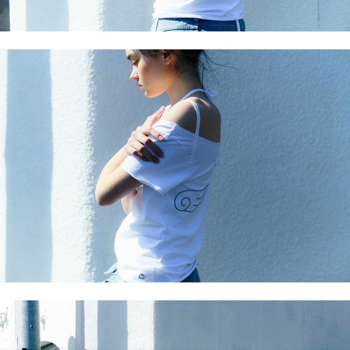 코이세이오 윙 티셔츠 COYSEIO WING T-SHIRT WHITE 상품이미지4