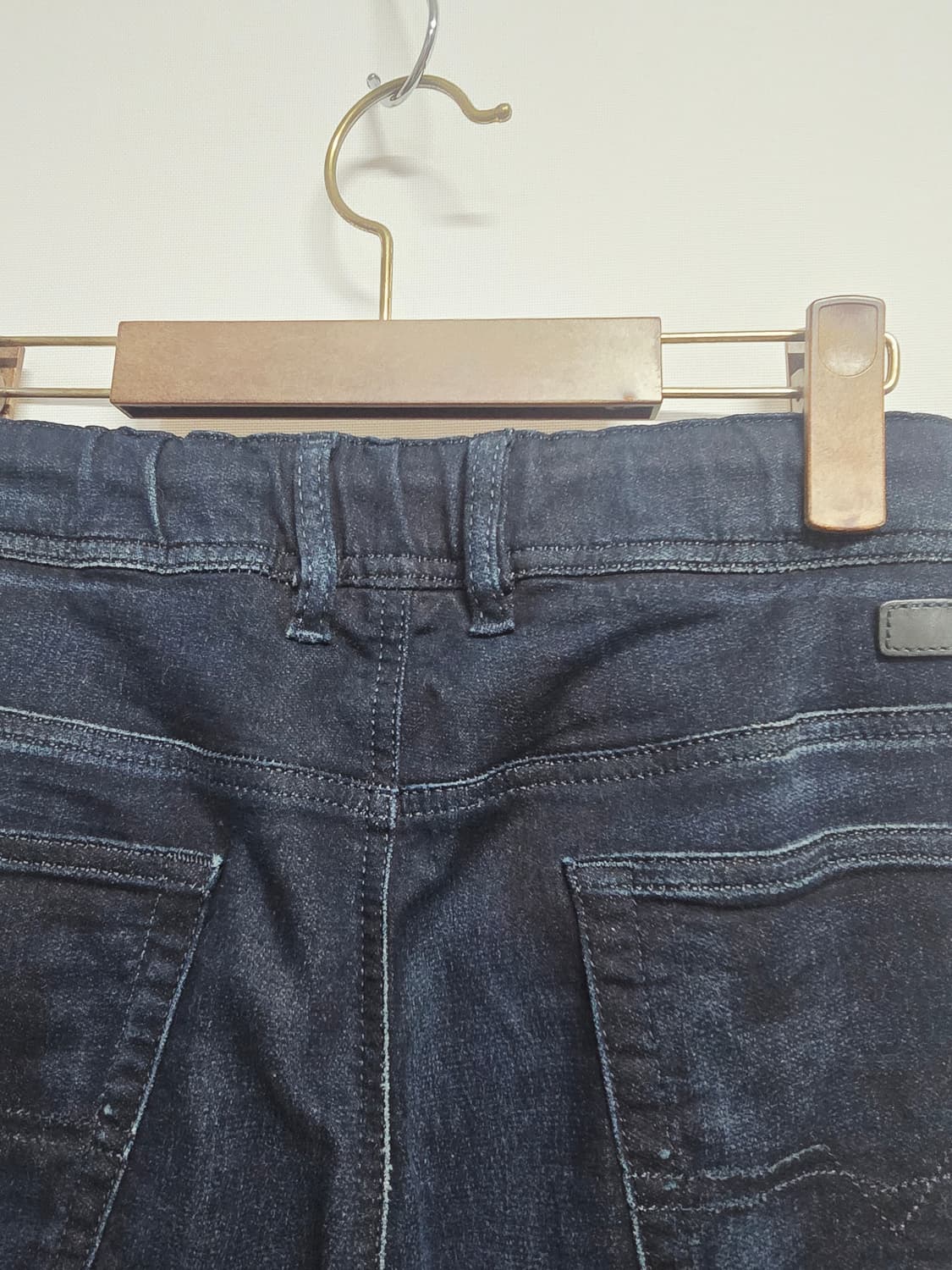 디젤 사이드라인 데님 스웻 조거팬츠 상품이미지7