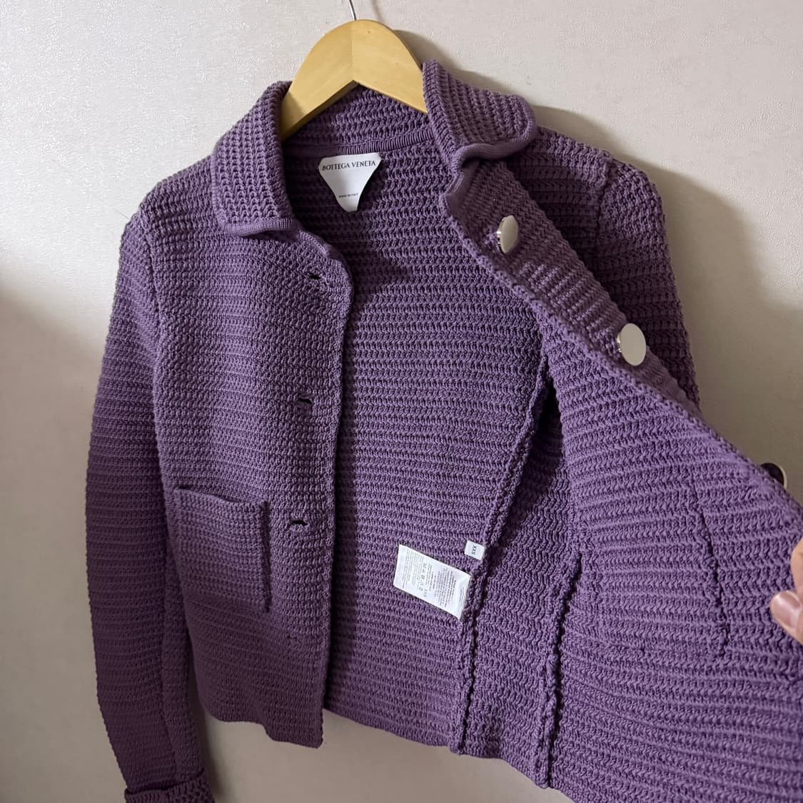  보테가베네타 크로셰 코튼 혼방 SS21 두툼 가디건 XXS (44) 상품이미지8