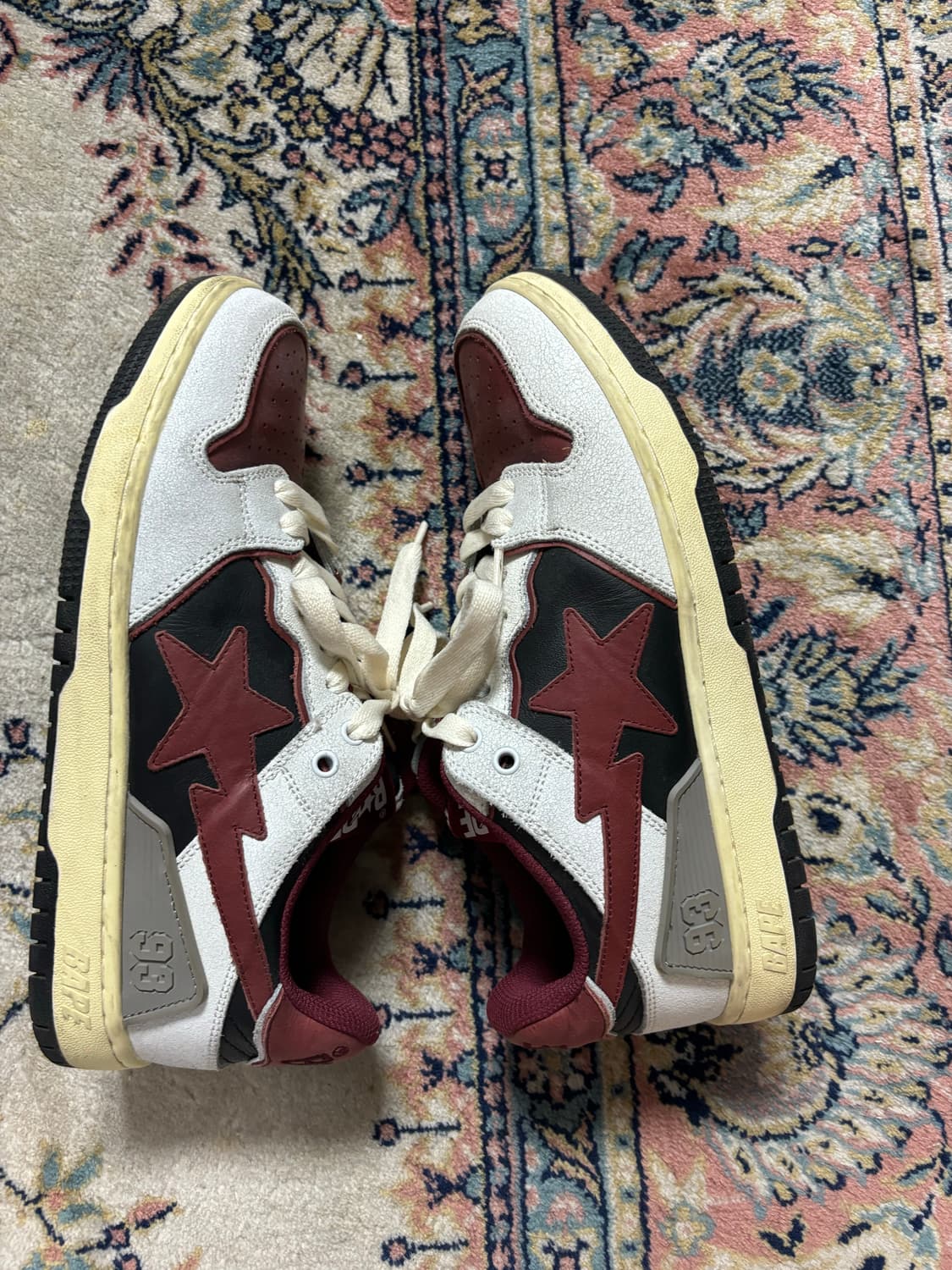 베이프 bape sk8 sta white/red 270 상품이미지5