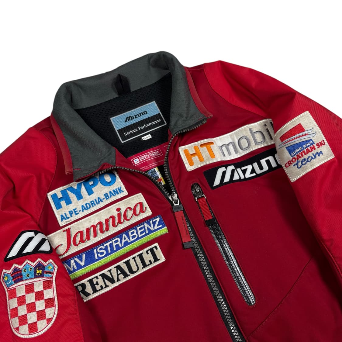 미즈노 레드컬러 레이싱 자켓 상품이미지2