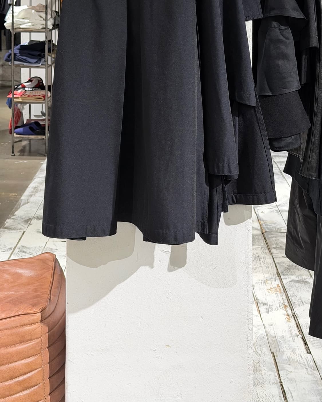 3.1 필립 림 블랙 벨티드 언발란스 롱 스커트 상품이미지3