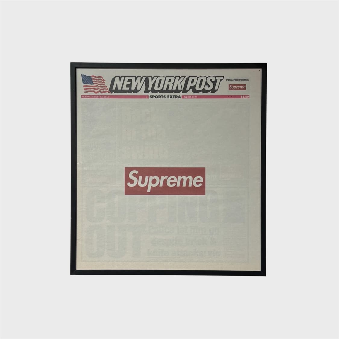 Supreme 슈프림 포스터 정품 (액자포함) 상품이미지2