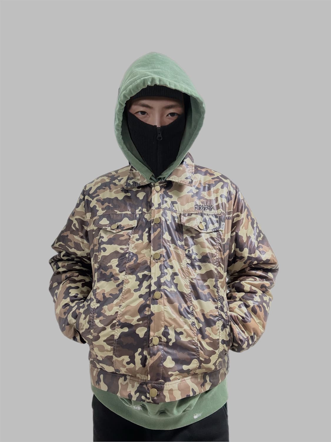 NFFO 카모 경량패딩 상품이미지2