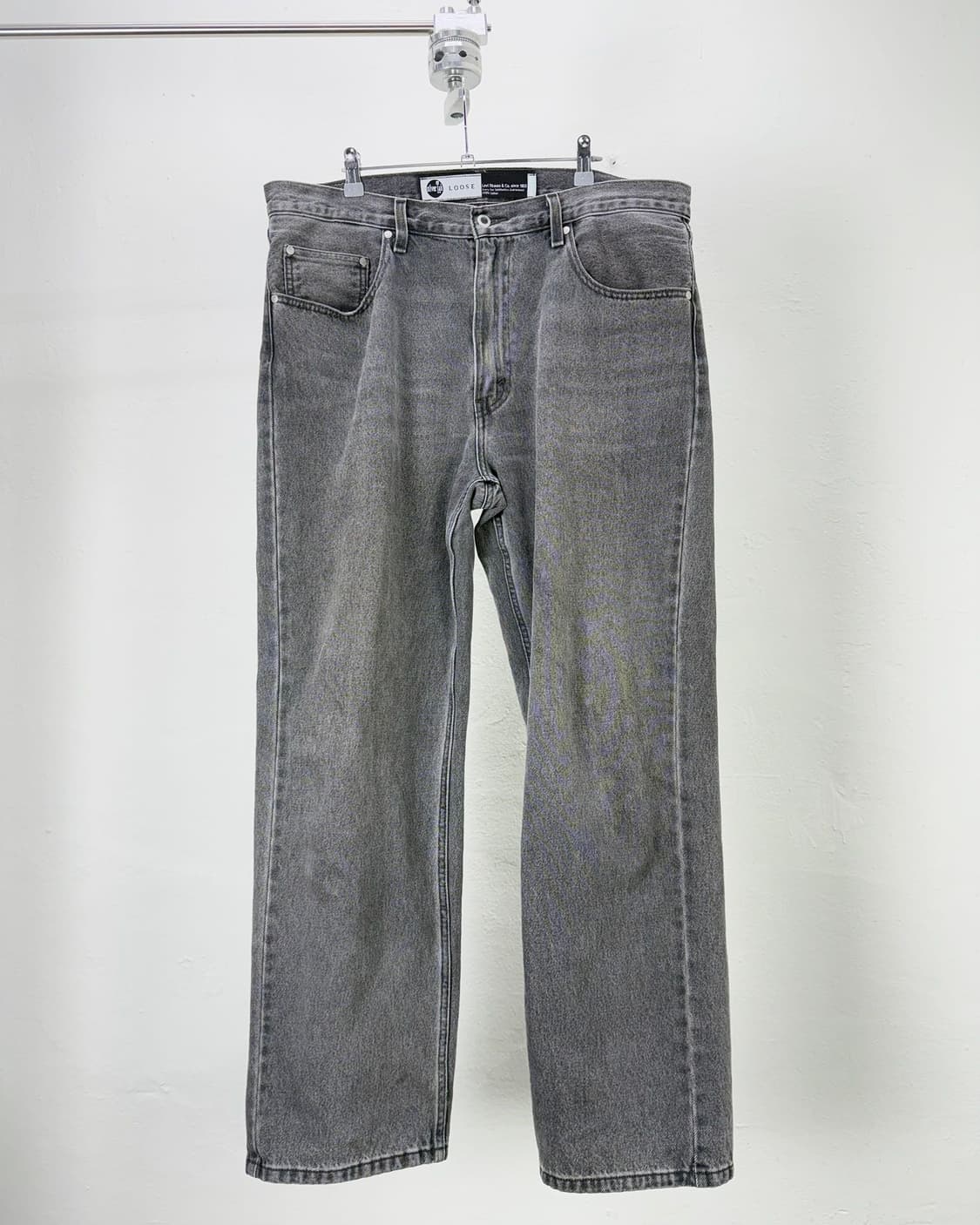 리바이스 실버탭 라이트 그레이 루즈 배기핏 데님 팬츠 상품이미지1