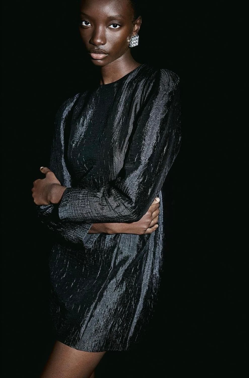 H&M 자카드 미니 드레스 원피스 상품이미지3