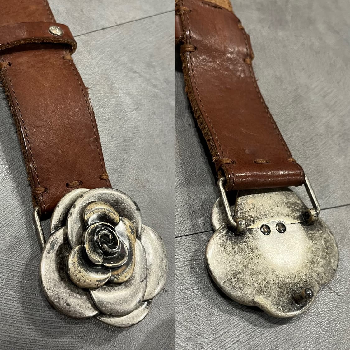 빈티지 가죽 벨트 ( ~31”) 상품이미지2