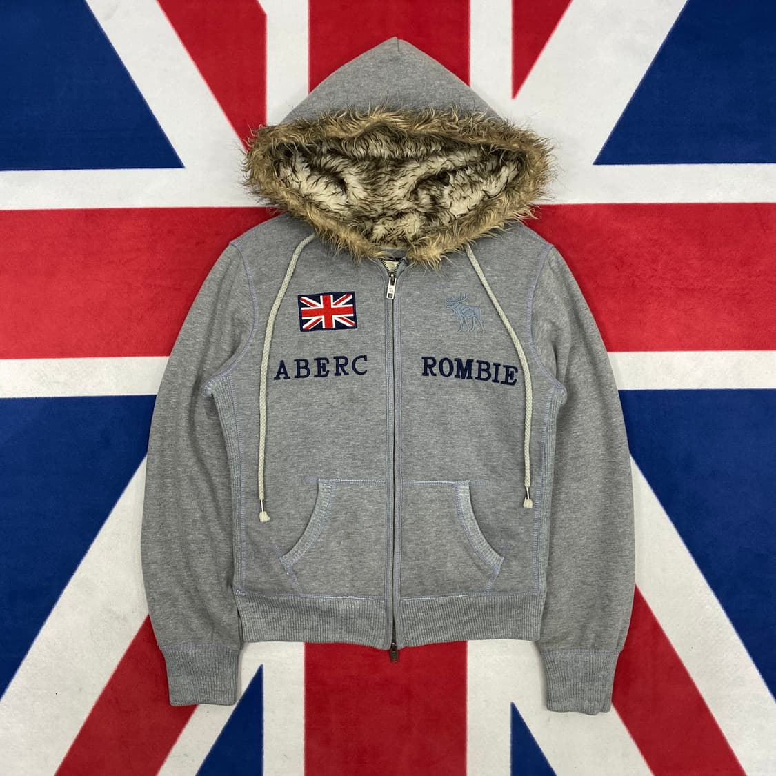 아베크롬비 울프조 후드집업 M  상품이미지1