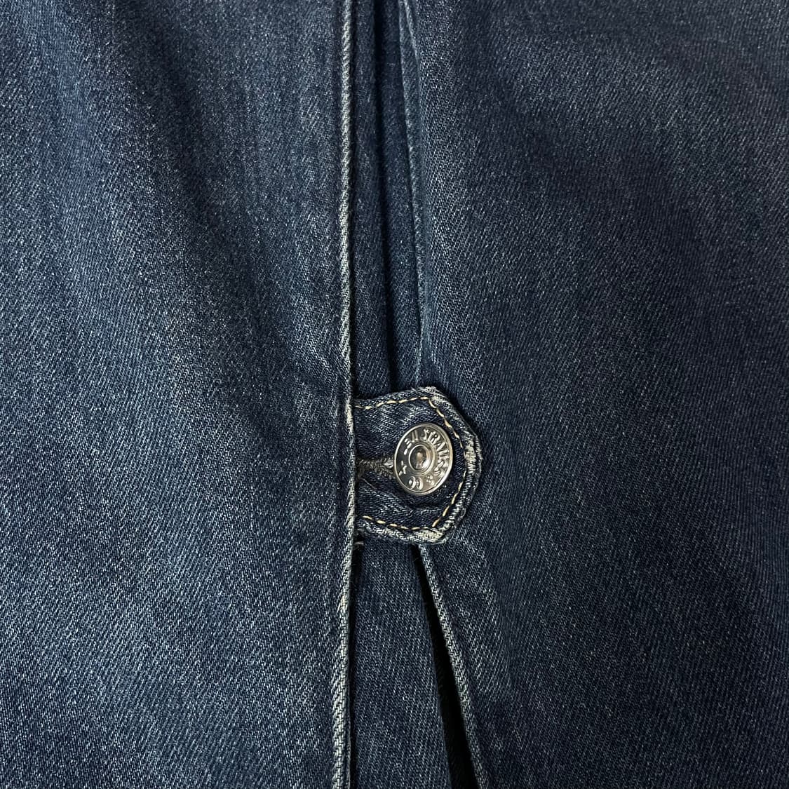 (28) 리바이스 957 진청 더블버튼 데님 스커트 상품이미지7