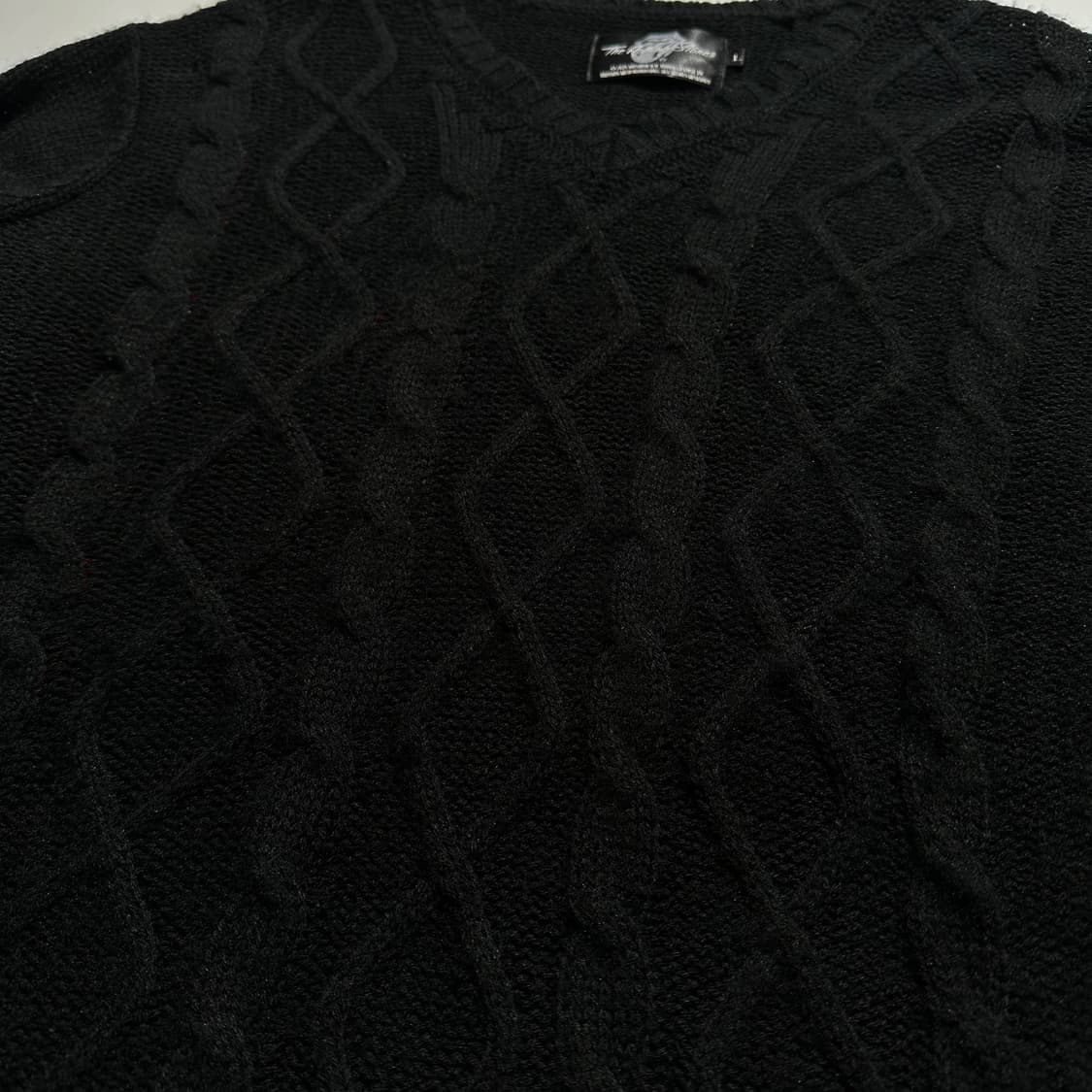 롤링스톤스 Rolling Stones 빅로고 케이블니트 상품이미지6