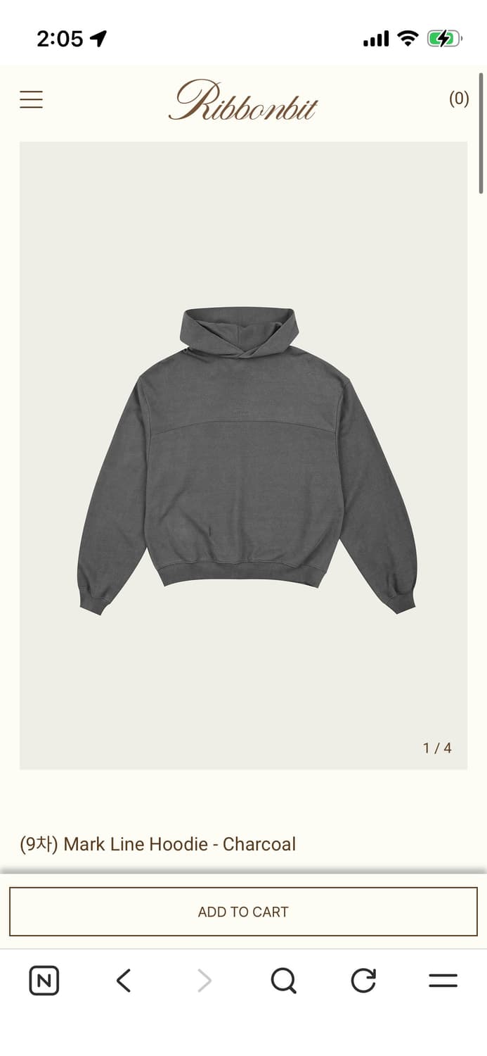 리본빛 후드티 상품이미지1