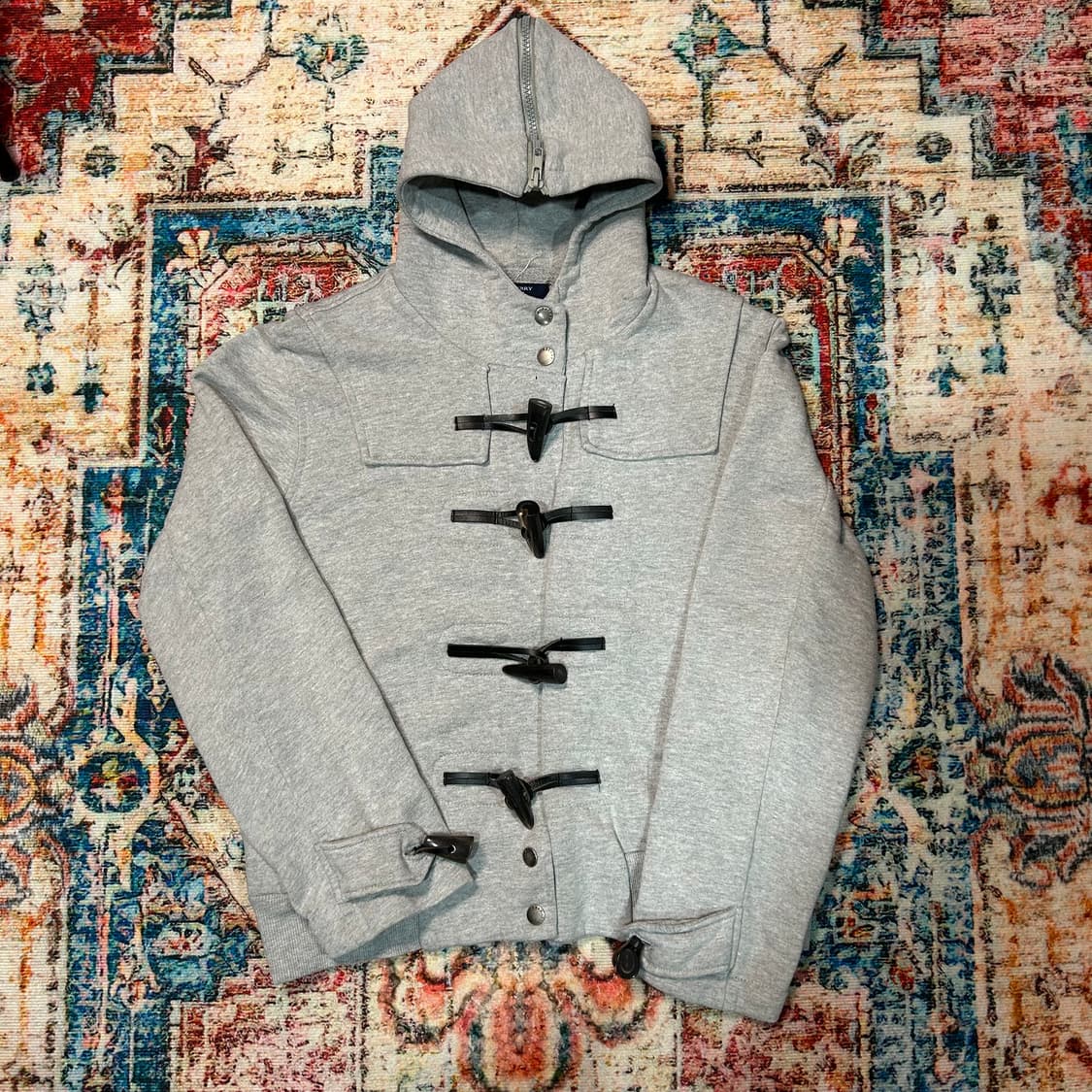 [L] 버버리 토글 후드집업 상품이미지1