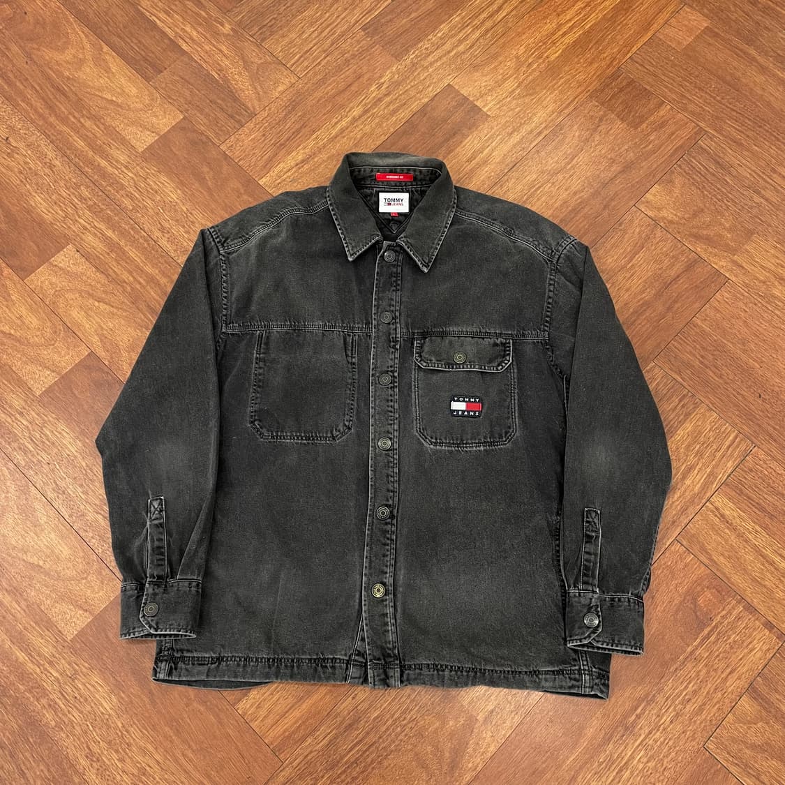 타미힐피거 블랙 데님 자켓 상품이미지1
