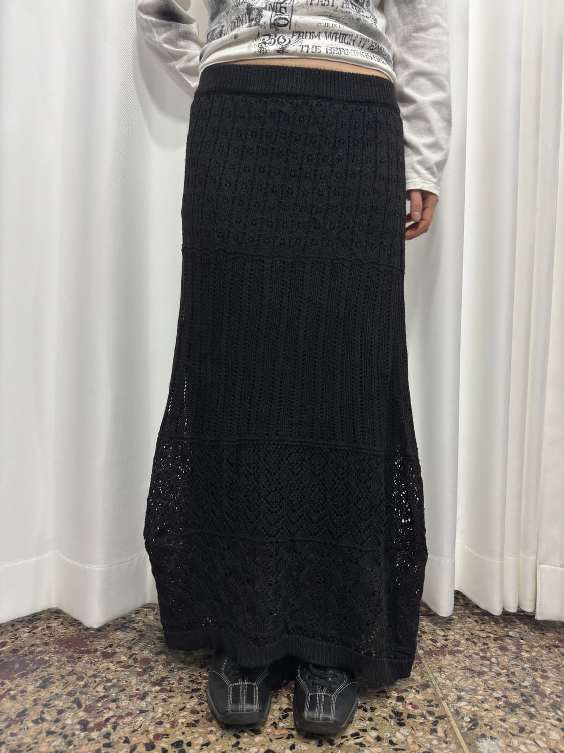 knit long skirt 상품이미지1