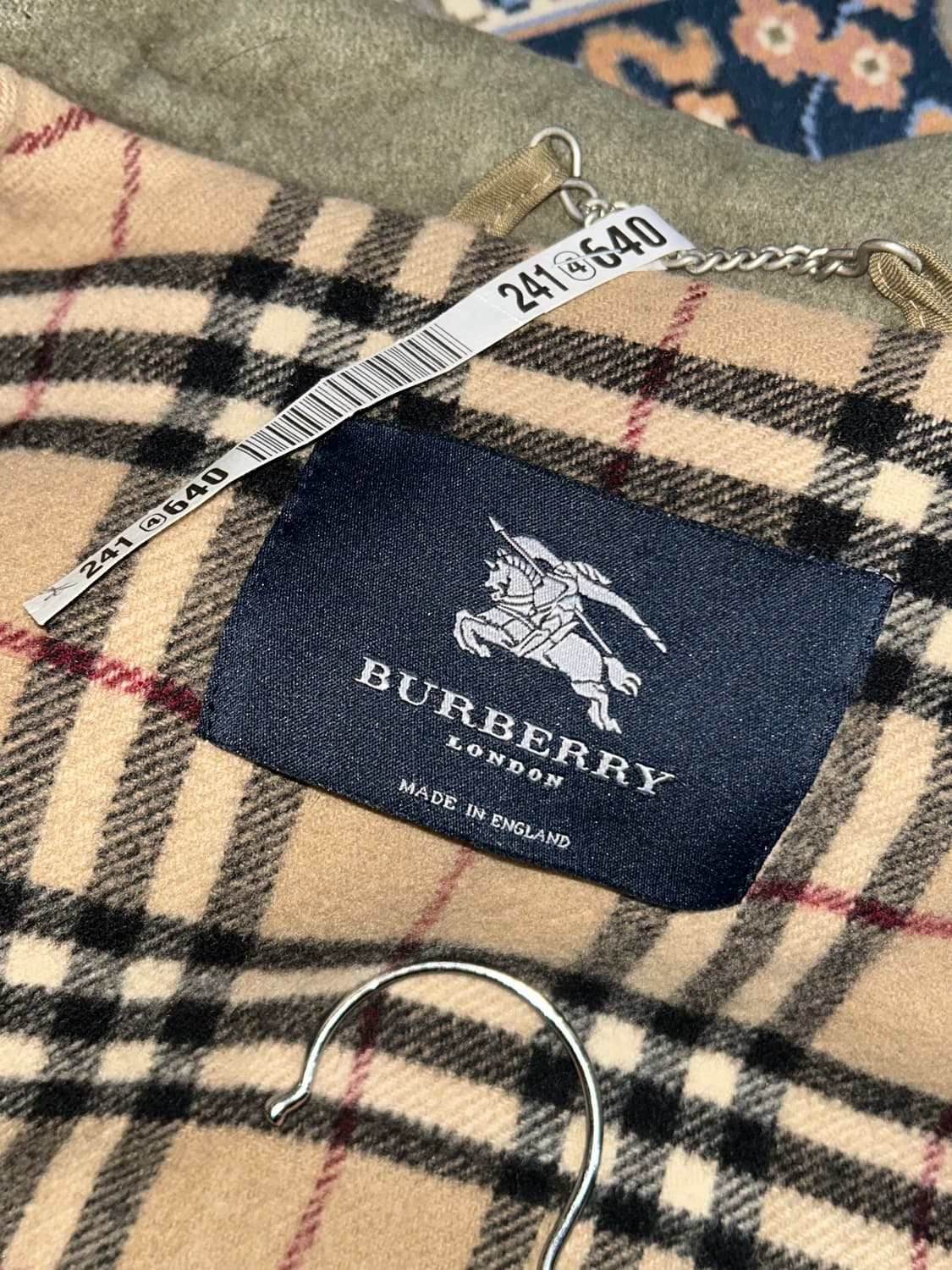 버버리 모직 더플 후드 코트 상품이미지8