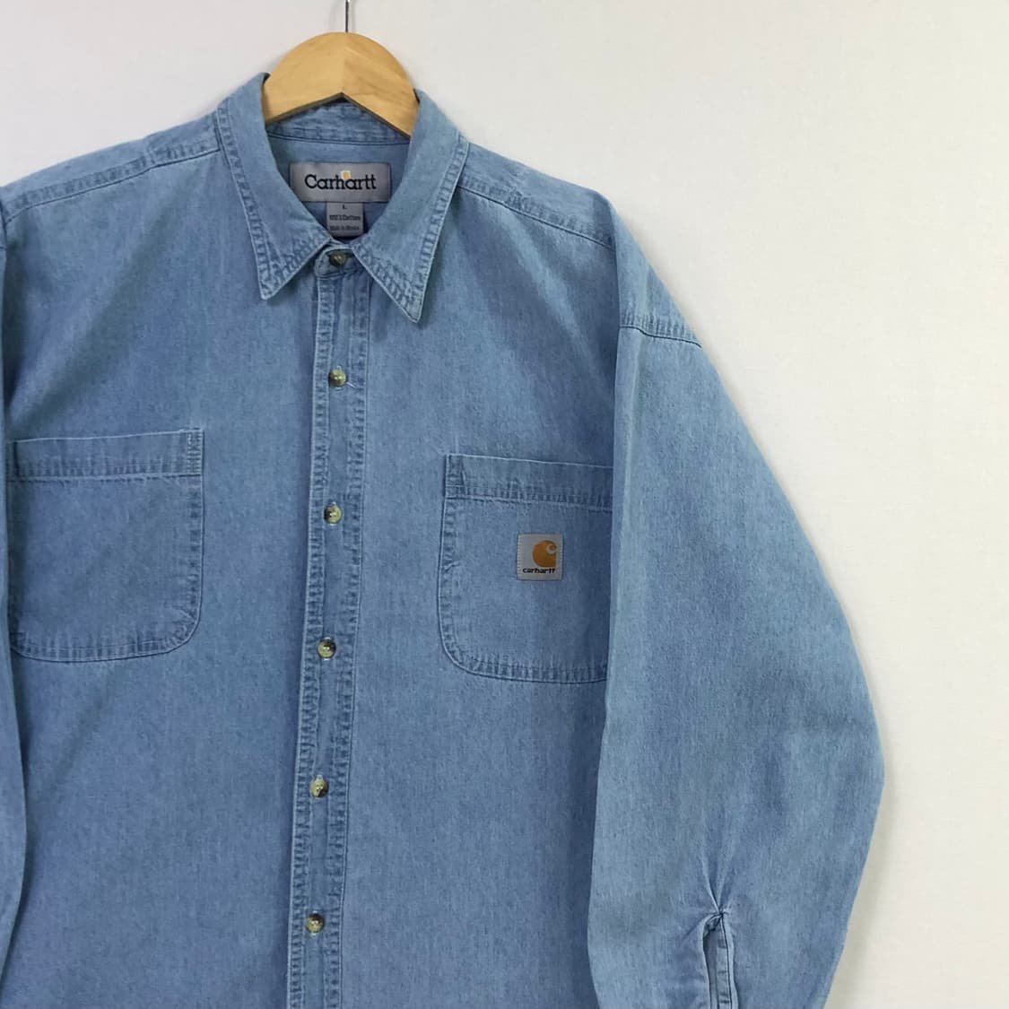 XL 칼하트 데님 셔츠 상품이미지1