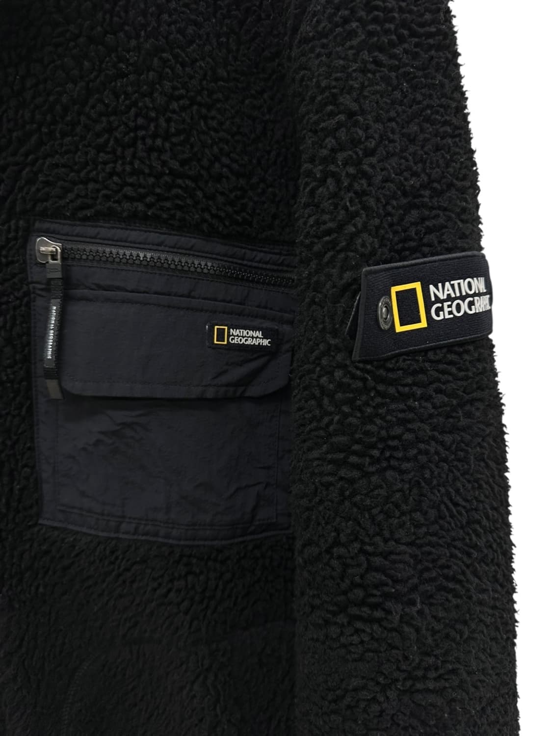 내셔널지오그래픽 플리스 블랙 (XL)  상품이미지7