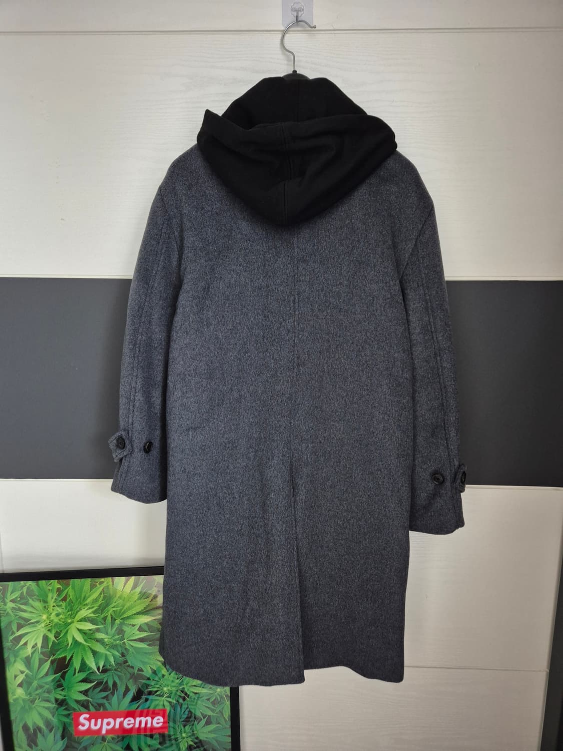 WOOALONG.우알롱.후드롱코트 상품이미지4