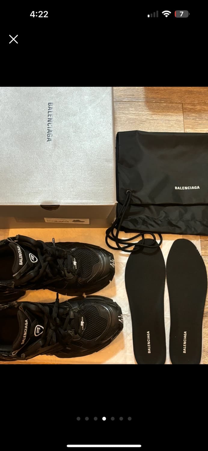 발렌시아가 뉴러너 44 블랙 (매장판) 상품이미지2