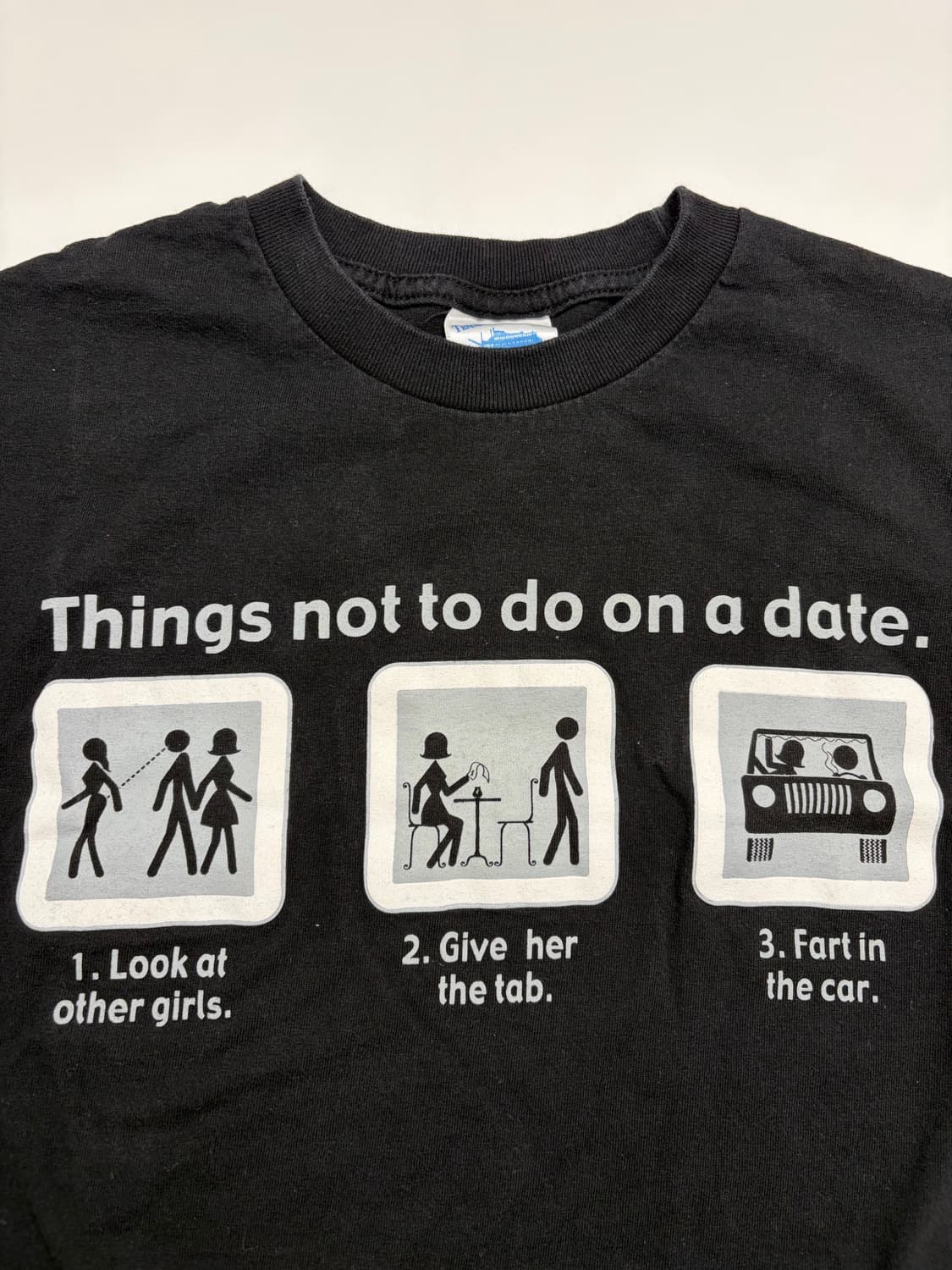 00s Things not to do on a date Tee 상품이미지5