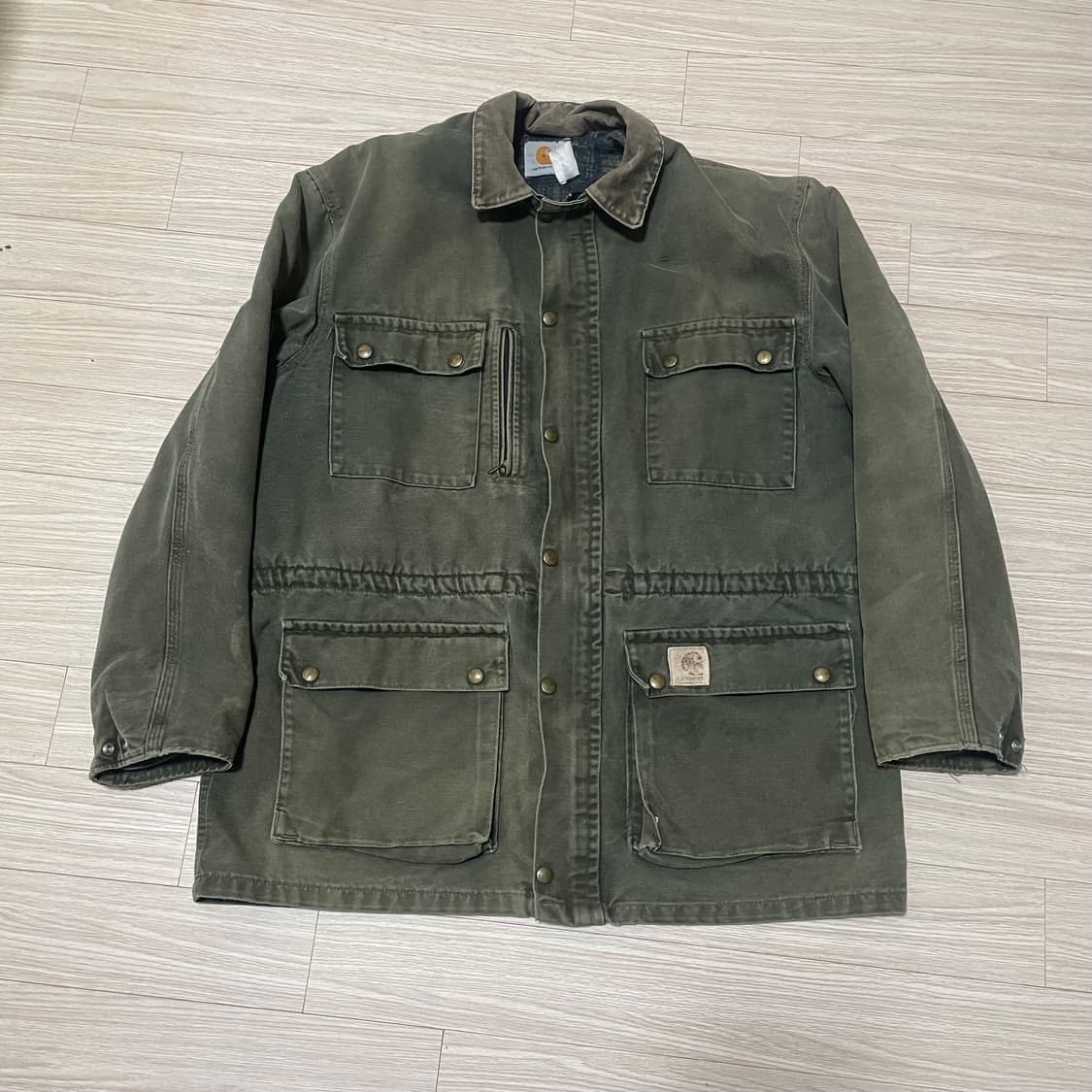 90s 빈티지 칼하트 블랭킷 초어 자켓 상품이미지1