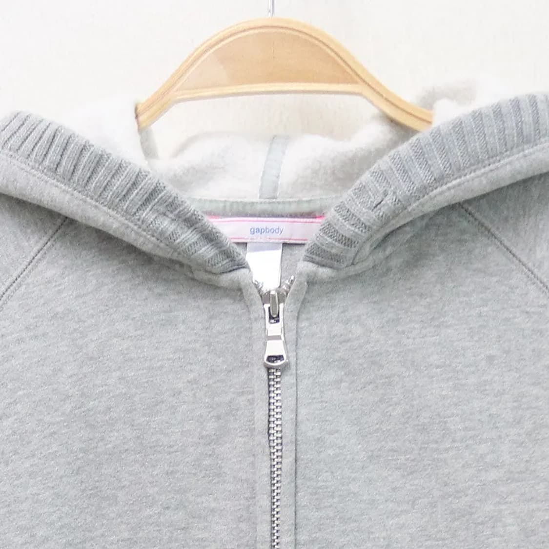 갭 니트 시보리 그레이 후드 집업 61028 상품이미지3