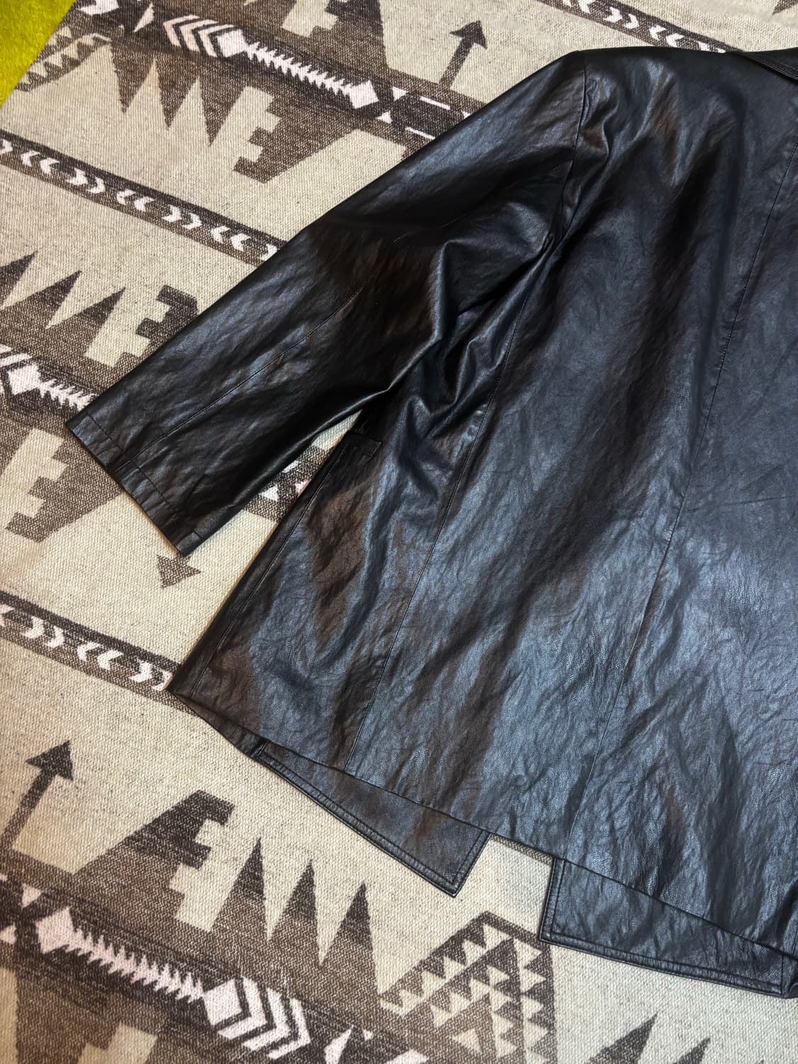 Material Lab 싱글 비건 레더 자켓   상품이미지7