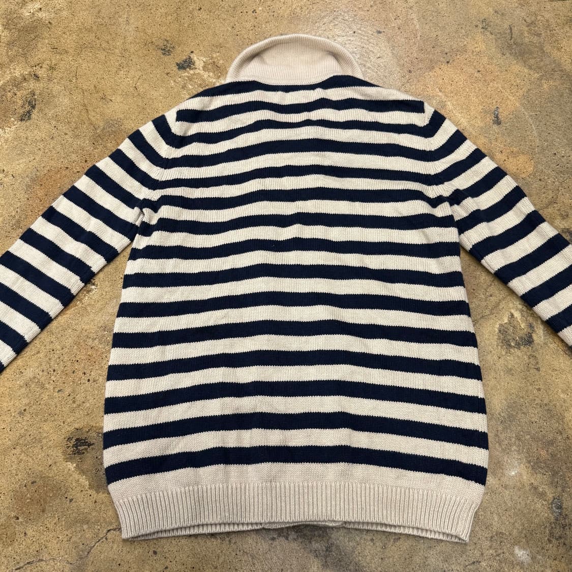 타미힐피거 카라 스트라이프 단가라 니트  상품이미지4