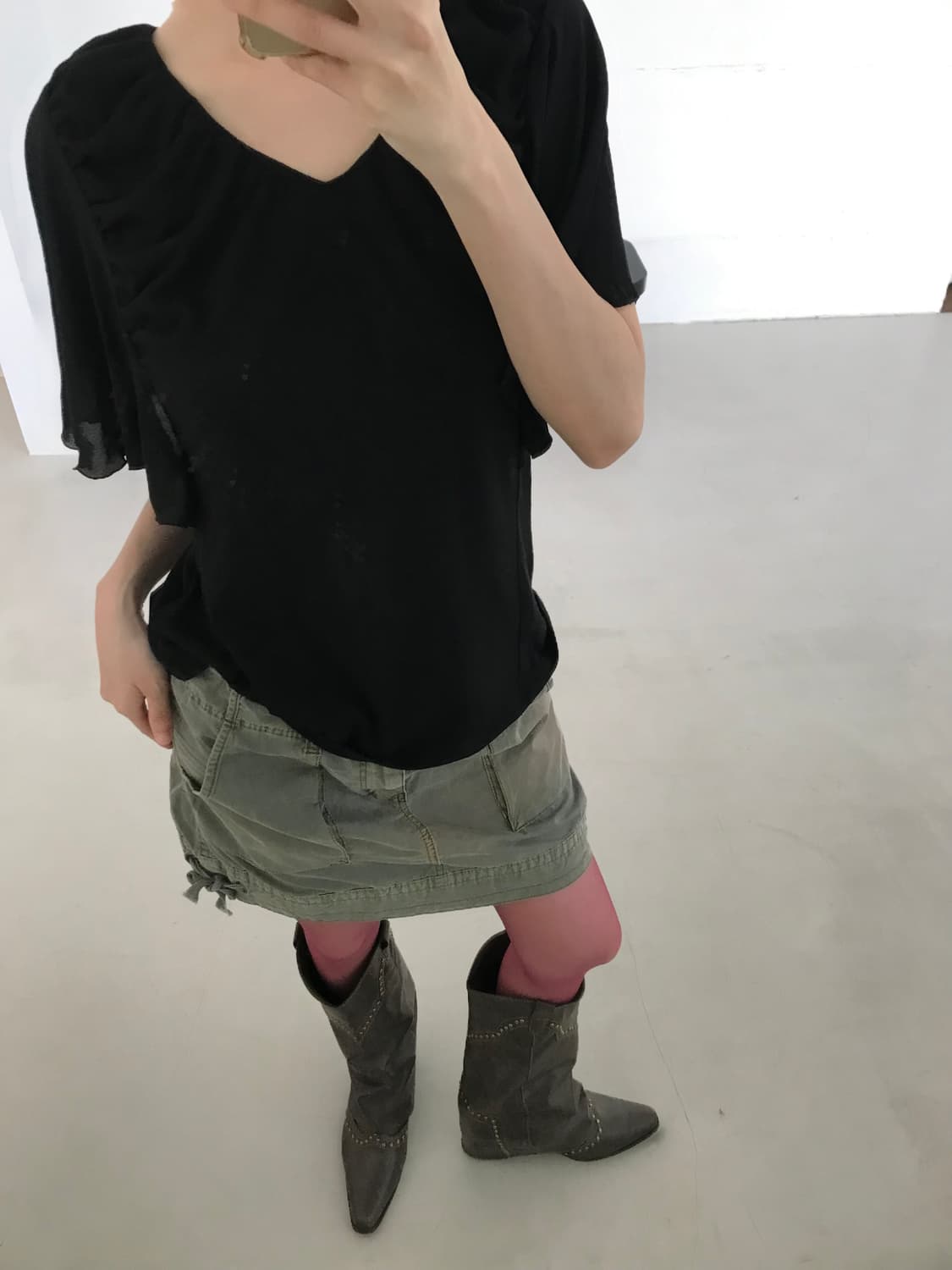 vintage cargo skirt 상품이미지8