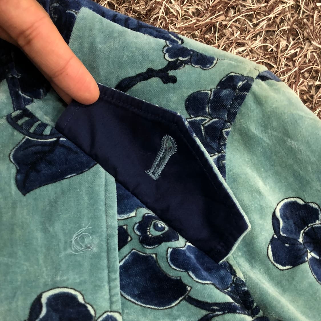 겐조 여성 플라워 후드 롱 자켓 상품이미지5