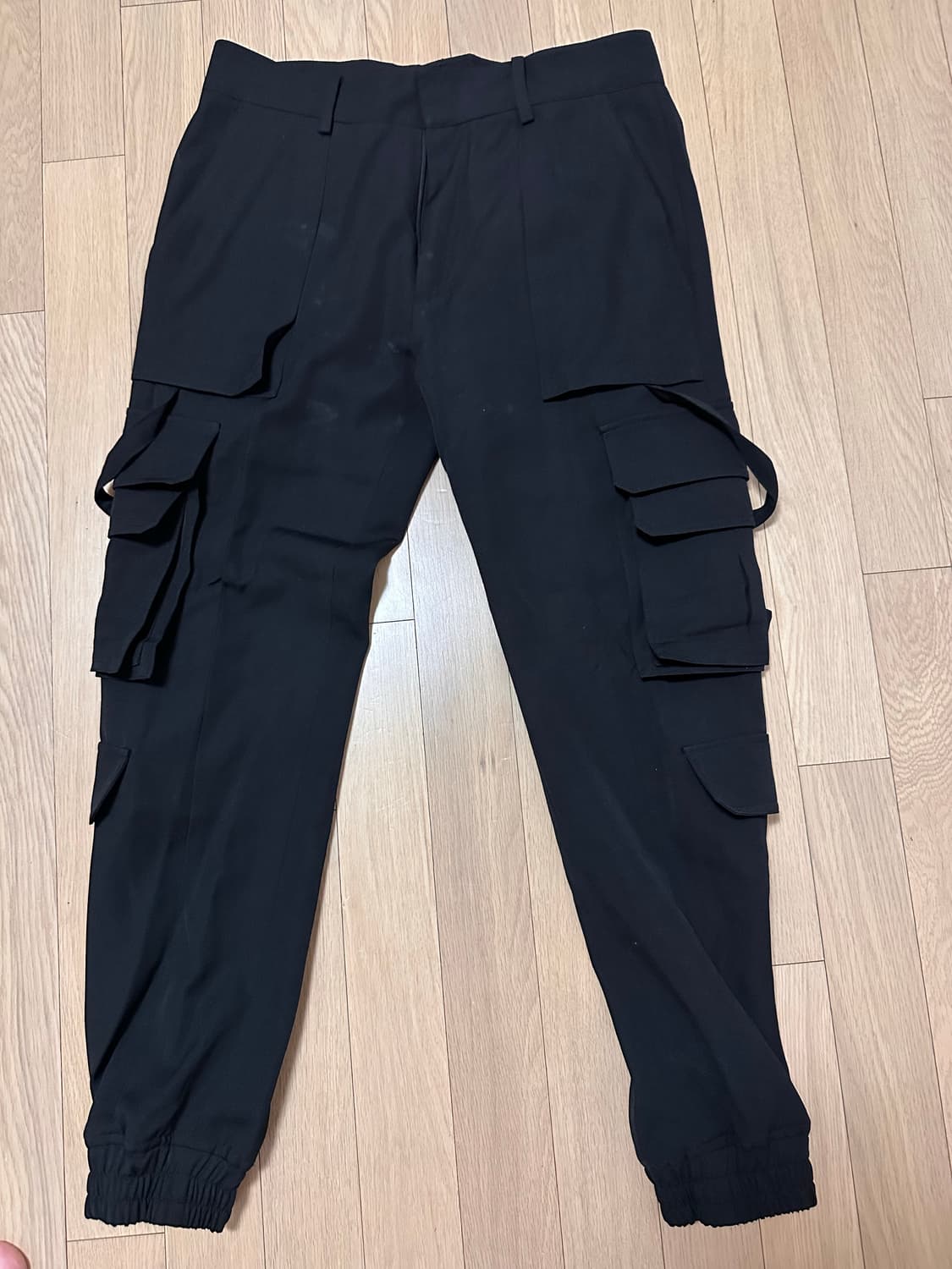 (새상품급!!) 준지 블랙 카고 조거 팬츠 46 사이즈 상품이미지3