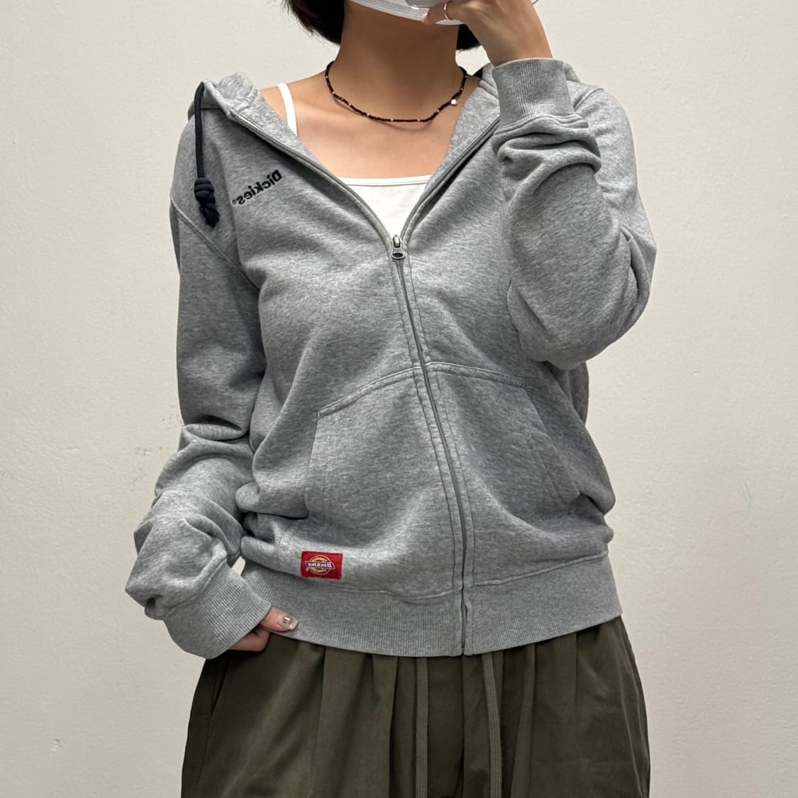 디키즈 후드집업 그레이 S-MEDIUM [053004] 상품이미지1