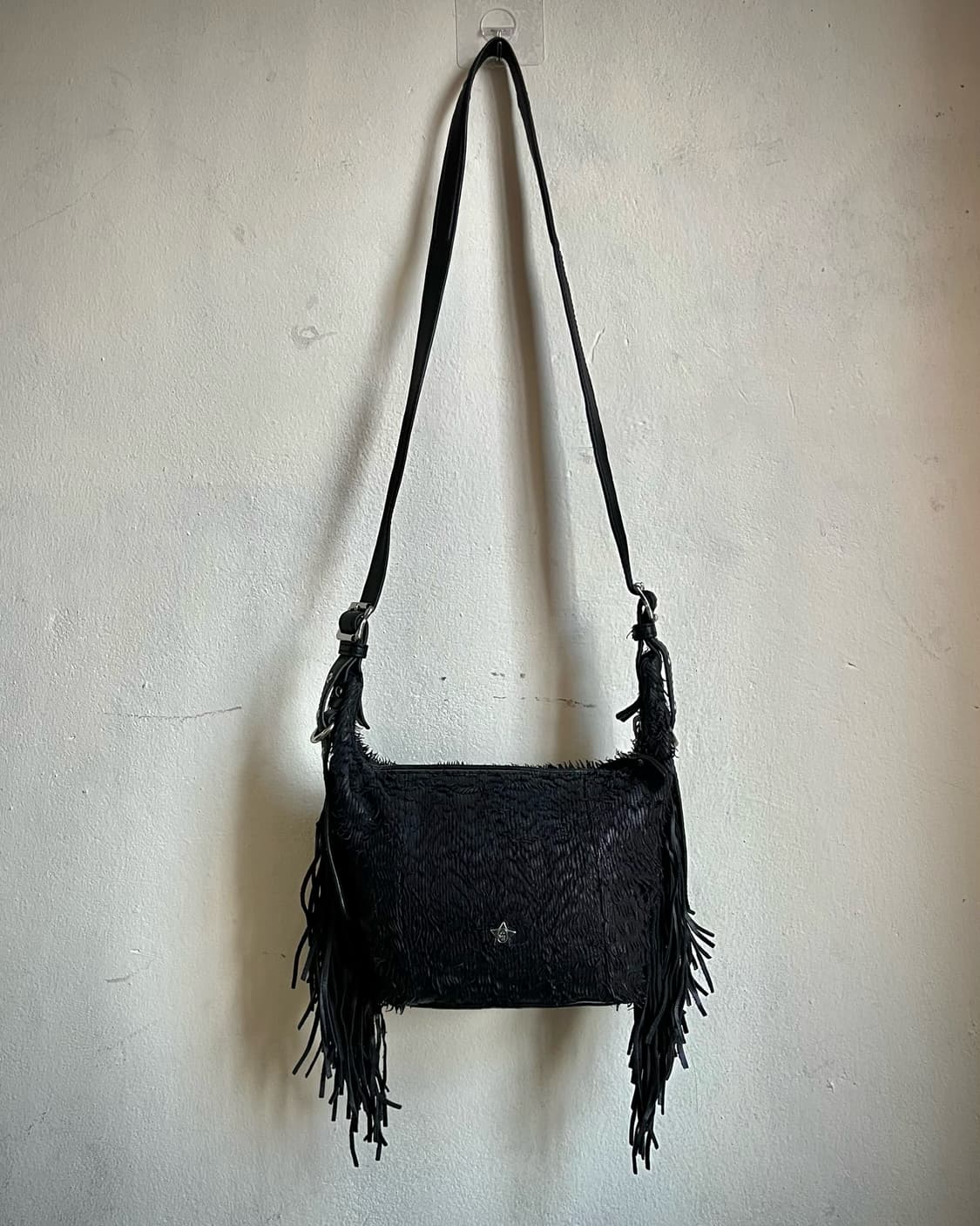Ash Real Deer & Cow Leather Fringe Bag 상품이미지5