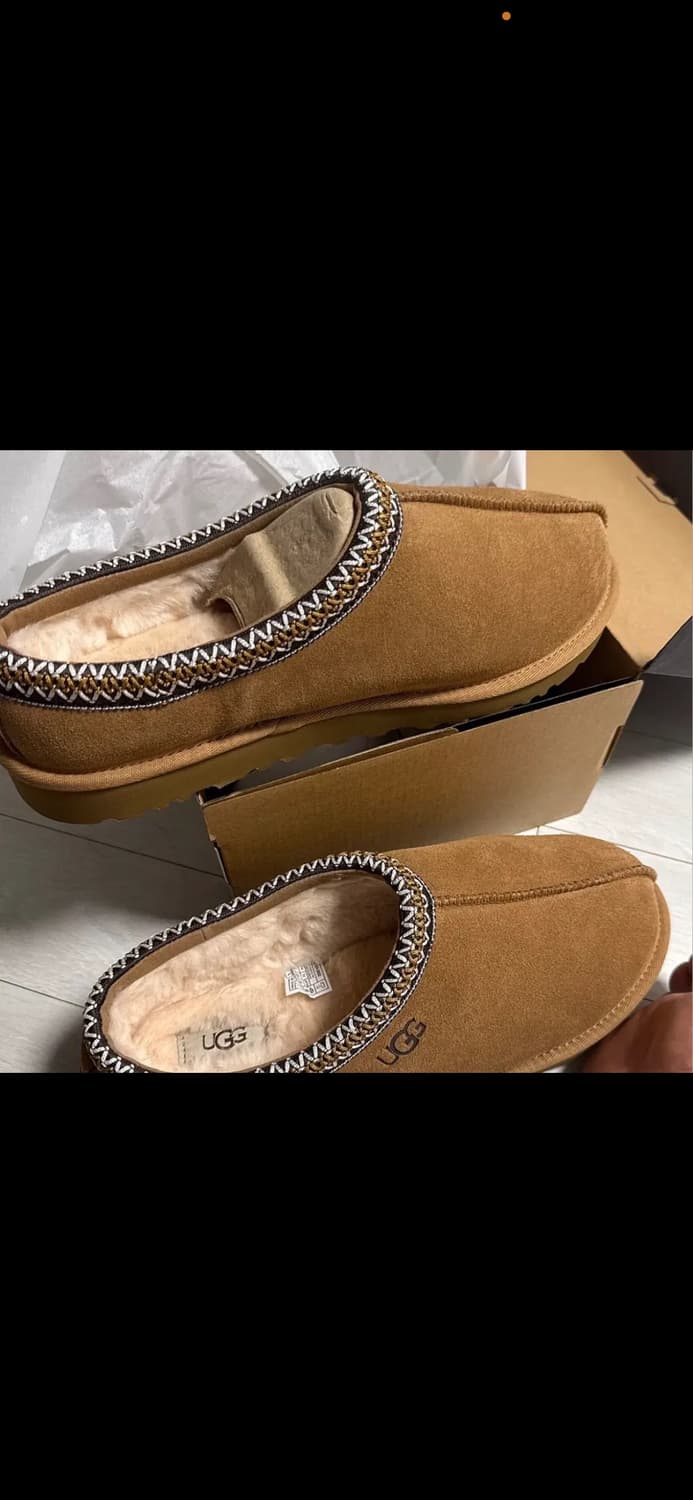 🔥[정품/새상품]🔥 어그 UGG 타스만2 체스트넛&블랙 남녀공용 상품이미지5