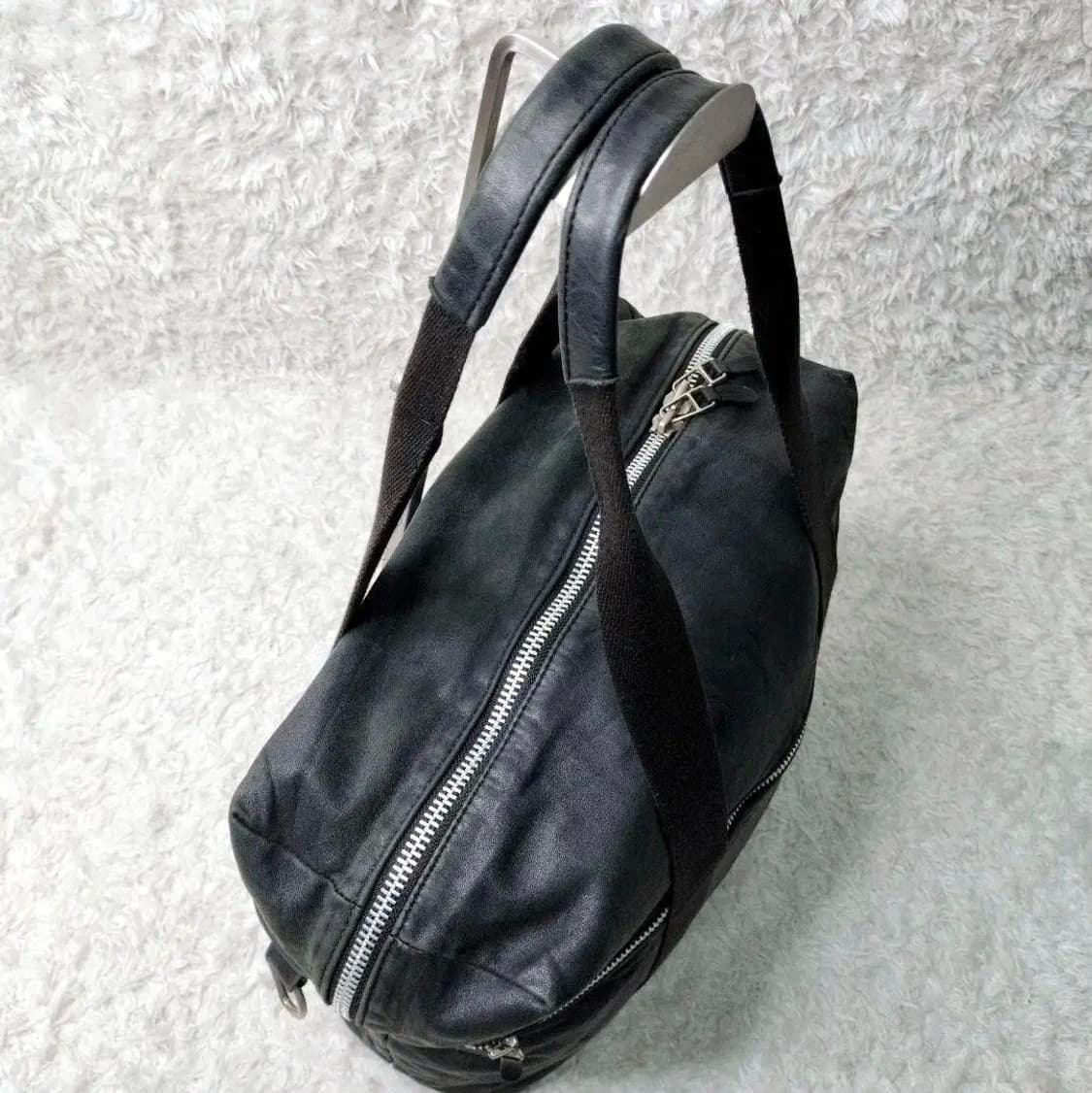 요지 야마모토 소가죽 투웨이 보스톤백 상품이미지7