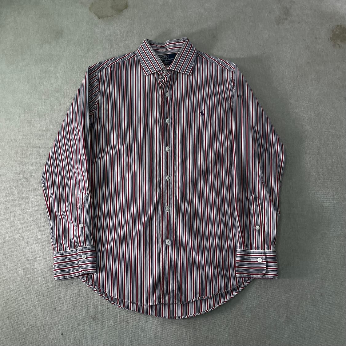 100 폴로랄프로렌 스트라이프 코튼 셔츠 상품이미지1